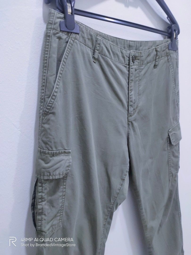 Muji Vtg MUJI EUROPE USA Hype Streetwear Style Cropped CargoPant Size US 32 / EU 48 - 7 Thumbnail