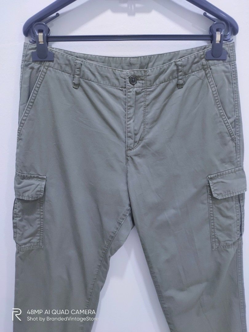 Muji Vtg MUJI EUROPE USA Hype Streetwear Style Cropped CargoPant Size US 32 / EU 48 - 5 Thumbnail