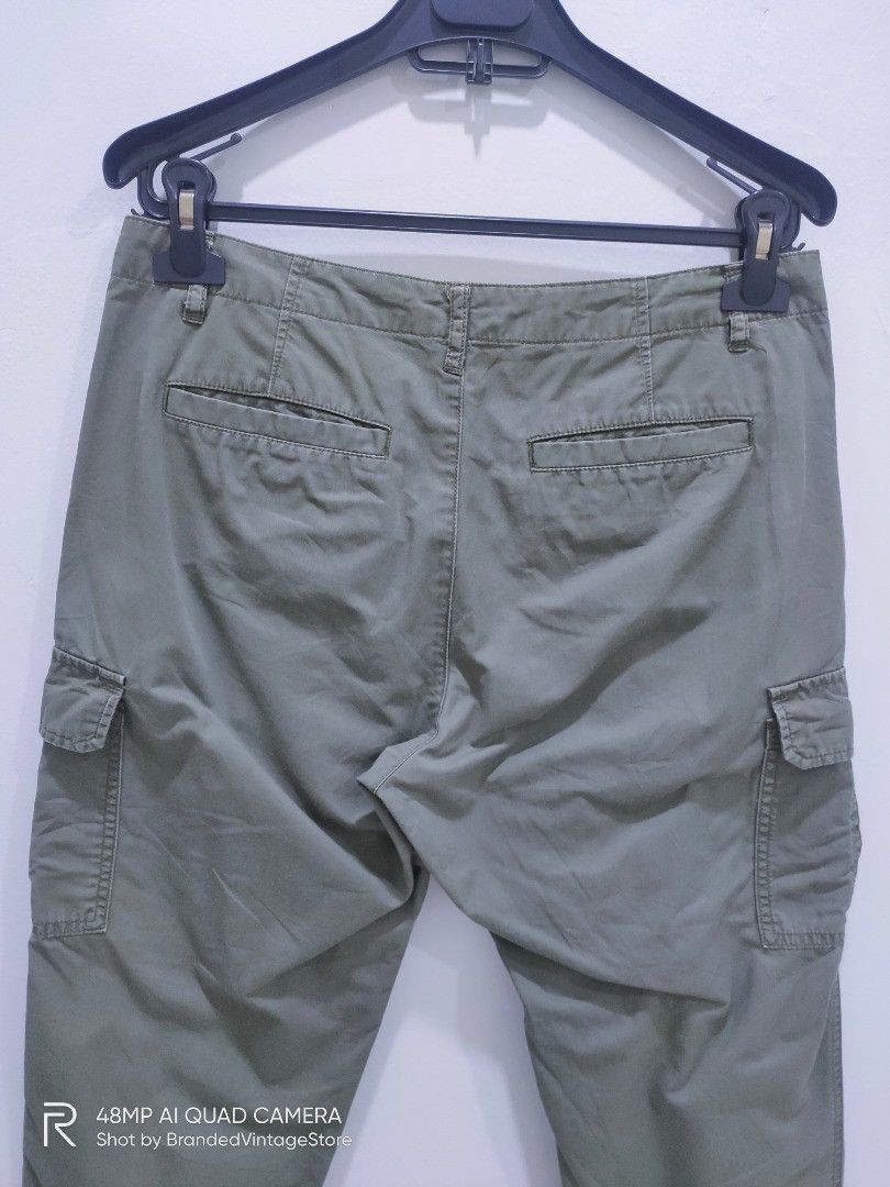 Muji Vtg MUJI EUROPE USA Hype Streetwear Style Cropped CargoPant Size US 32 / EU 48 - 9 Thumbnail
