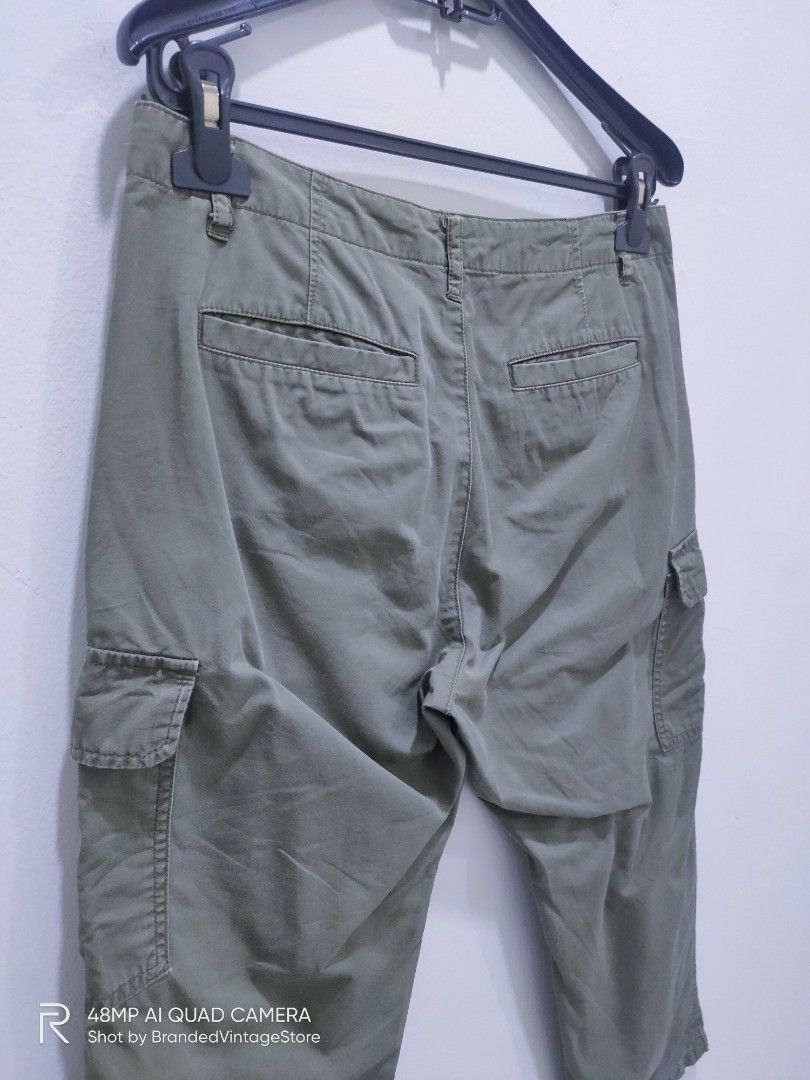 Muji Vtg MUJI EUROPE USA Hype Streetwear Style Cropped CargoPant Size US 32 / EU 48 - 11 Thumbnail
