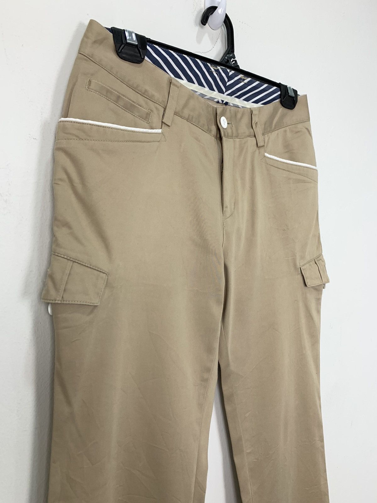Adidas ADIDAS Multipocket Tactical Flare Casual Trouser Cargo Pant Size 28" / US 6 / IT 42 - 6 Thumbnail