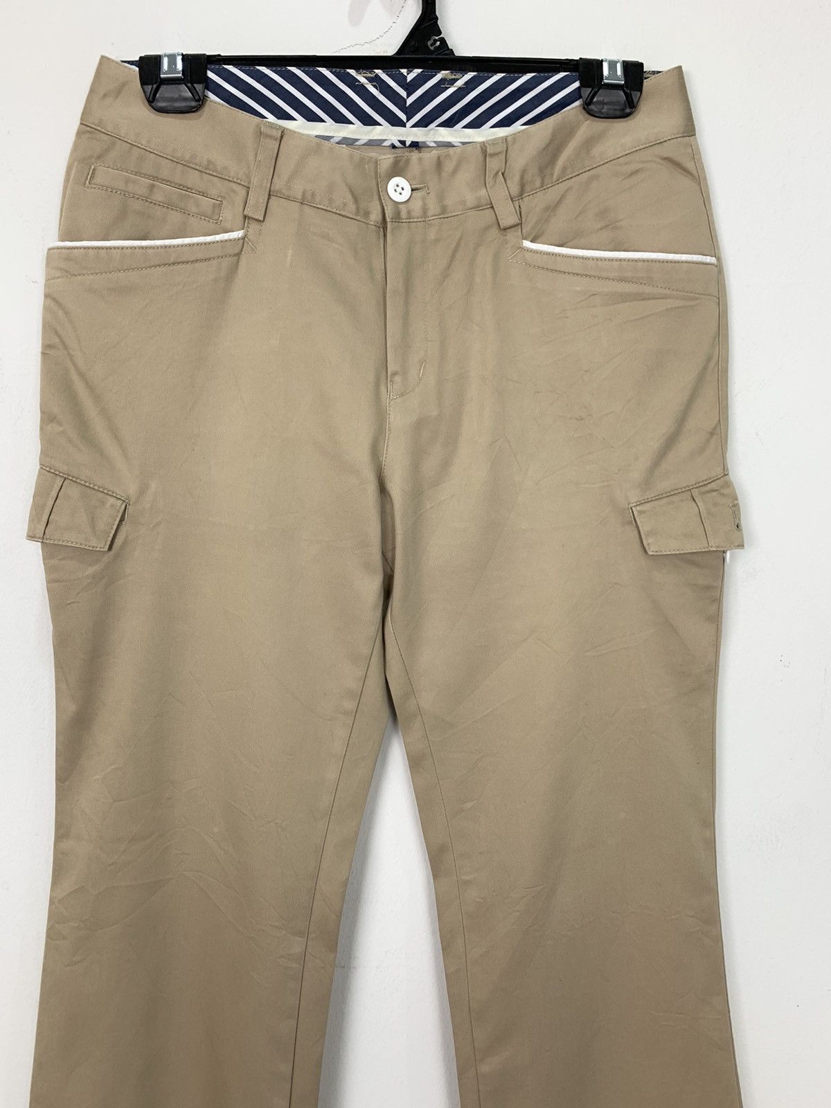 Adidas ADIDAS Multipocket Tactical Flare Casual Trouser Cargo Pant Size 28" / US 6 / IT 42 - 4 Thumbnail