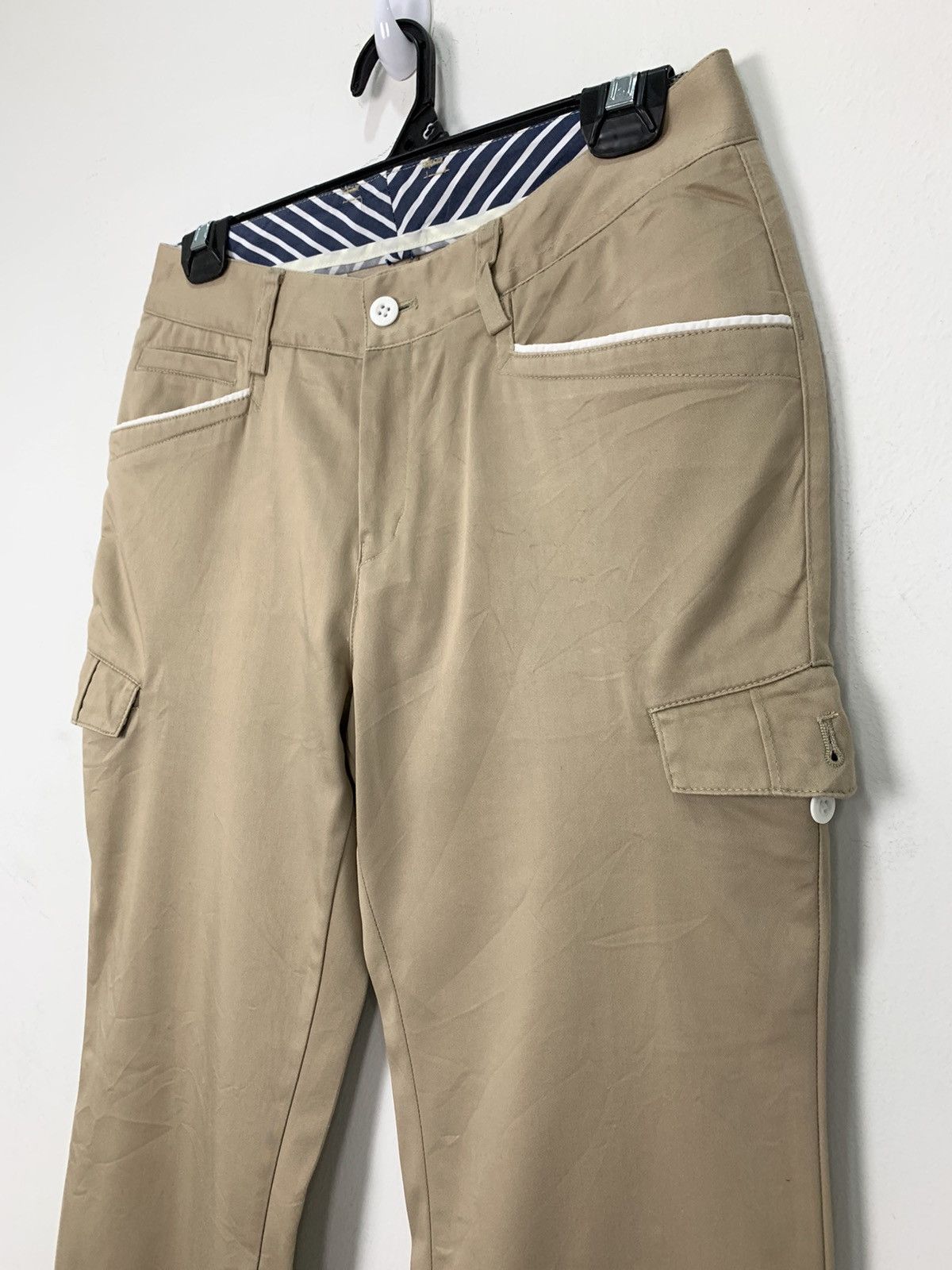 Adidas ADIDAS Multipocket Tactical Flare Casual Trouser Cargo Pant Size 28" / US 6 / IT 42 - 7 Thumbnail