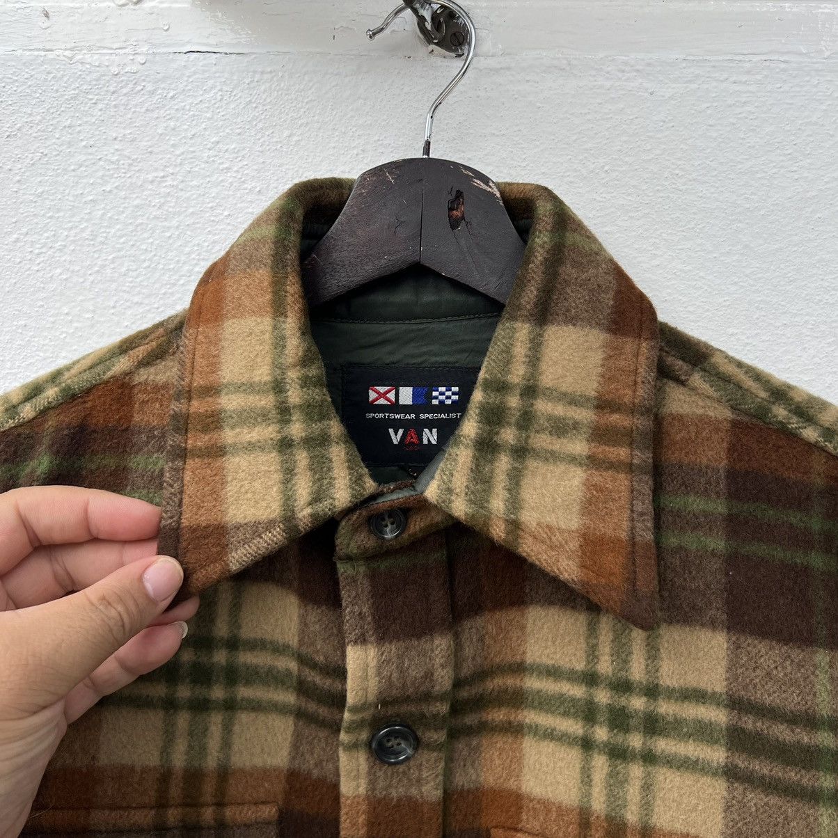 Flannel × Japanese Brand VINTAGE VAN JAC FLANNEL JACKET TARTAN DESIGN Size US L / EU 52-54 / 3 - 6 Thumbnail