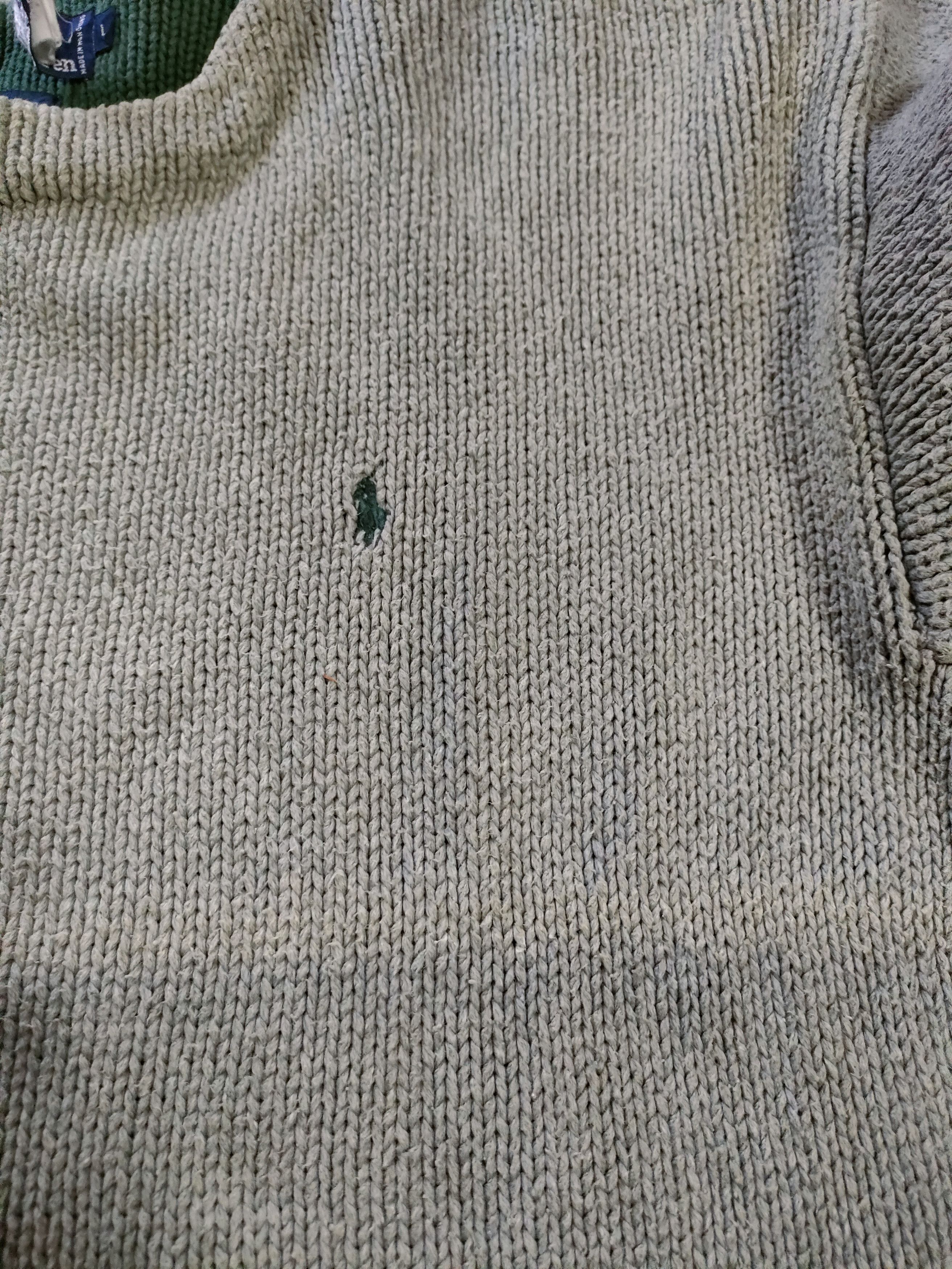 Polo Ralph Lauren × Vintage Vintage Polo Ralph Lauren Distressed Knitwear Size US L / EU 52-54 / 3 - 2 Thumbnail