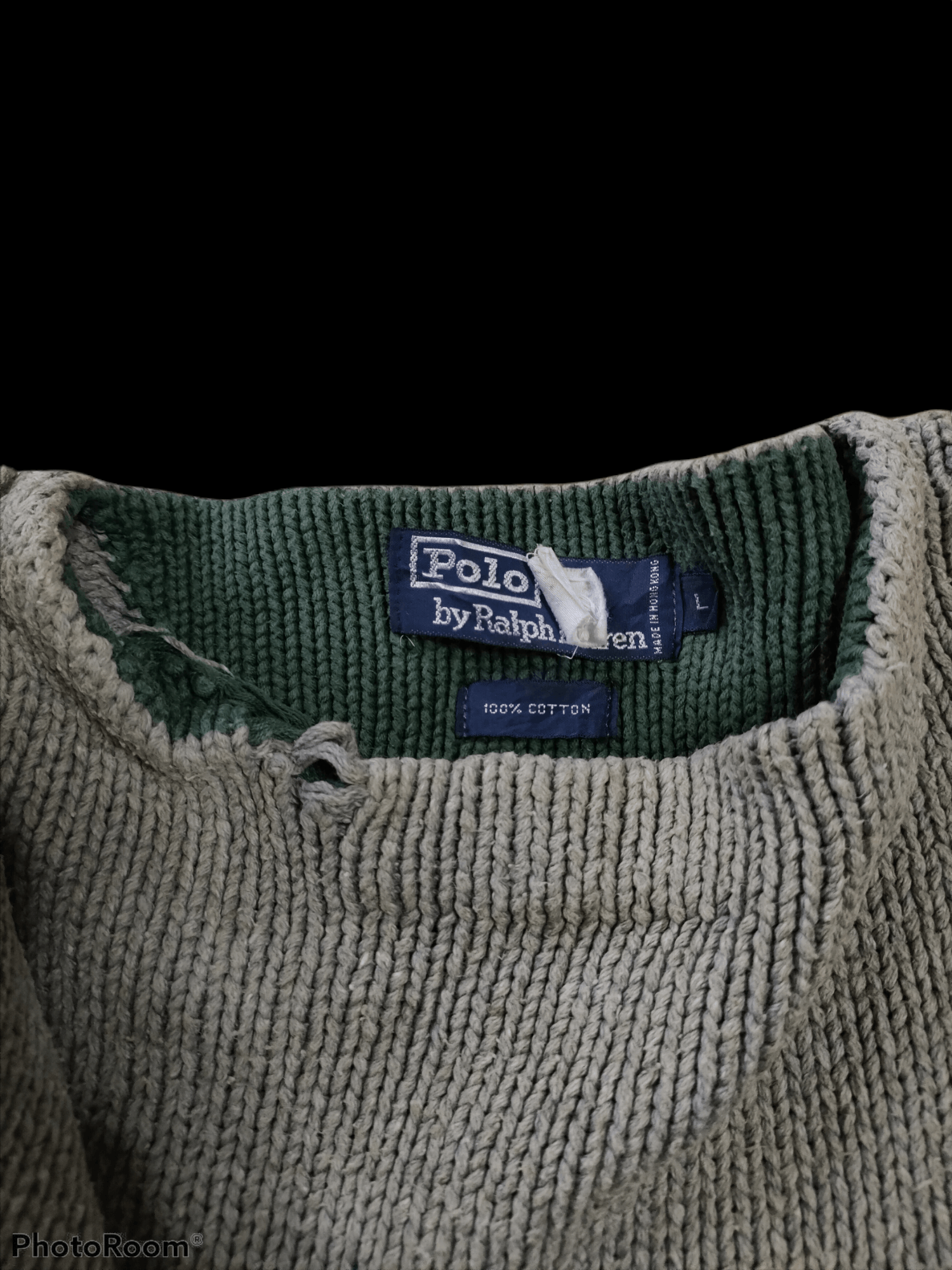 Polo Ralph Lauren × Vintage Vintage Polo Ralph Lauren Distressed Knitwear Size US L / EU 52-54 / 3 - 6 Thumbnail