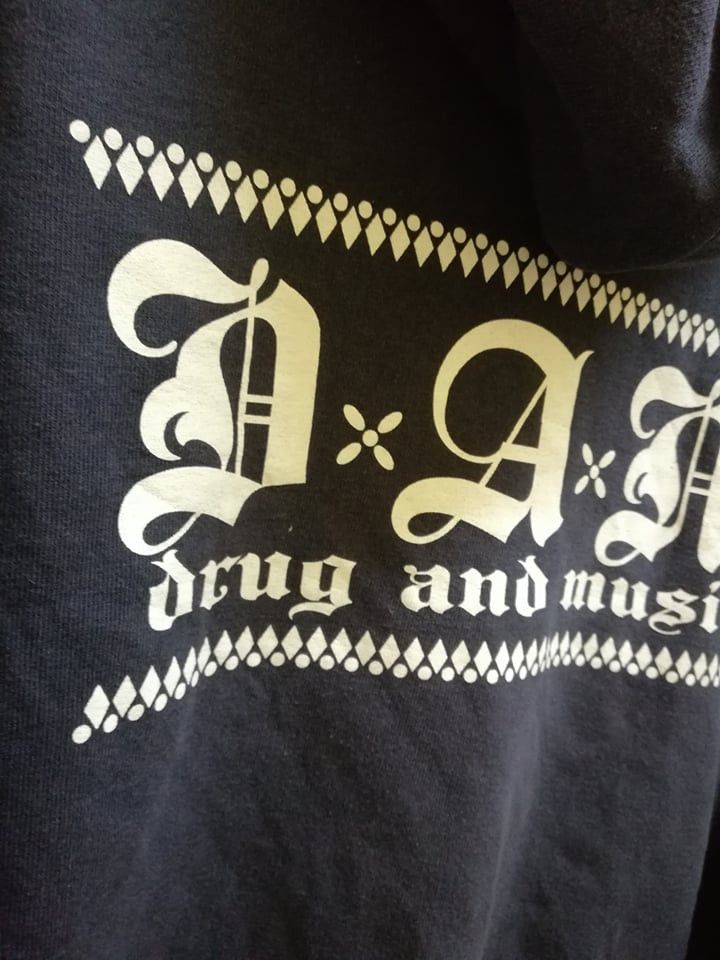 14th Addiction Japanes brand Drug and music hoodie spellout logo (c22) Size US M / EU 48-50 / 2 - 2 Thumbnail
