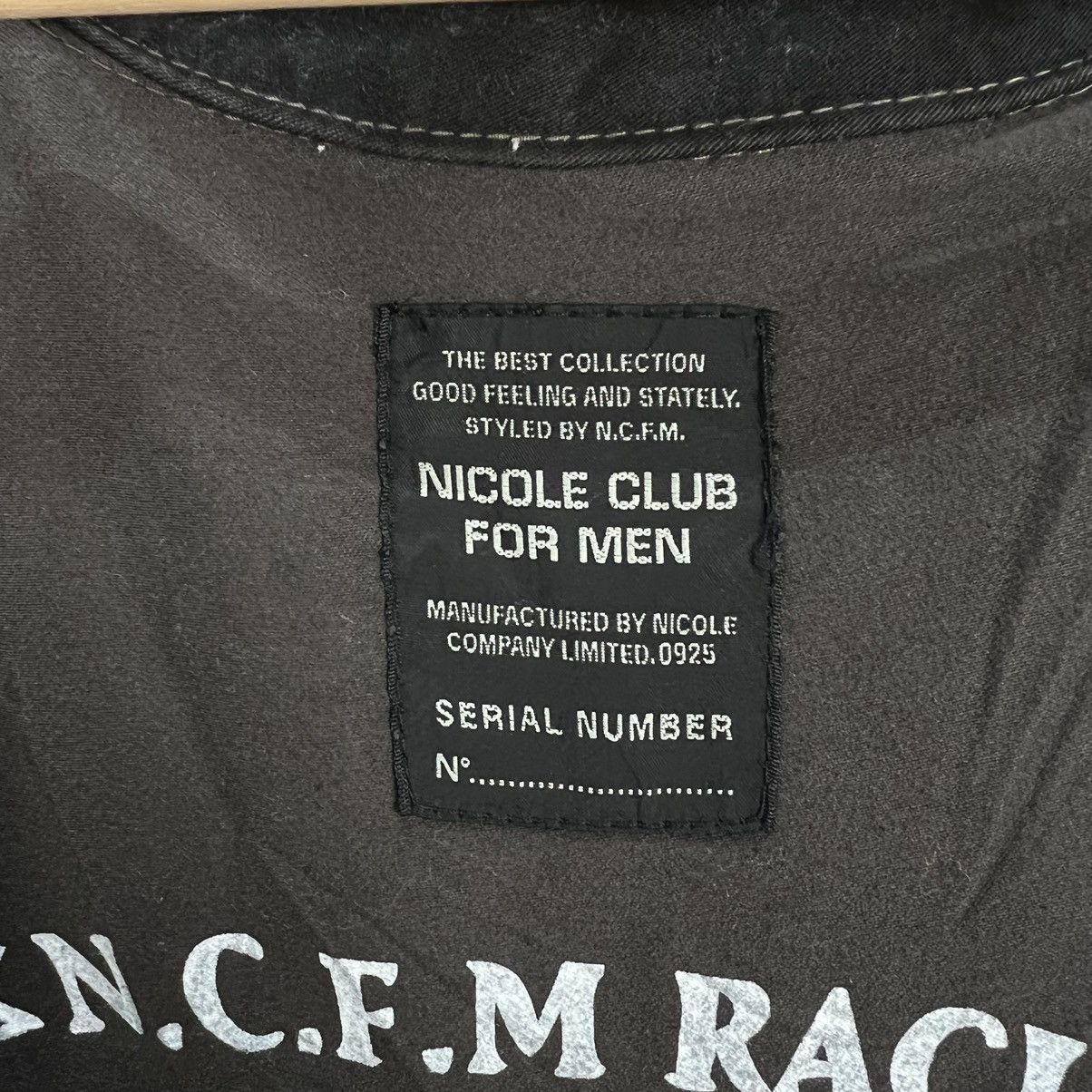 Japanese Brand VINTAGE NICOLE CLUB FOR MEN BIG LOGO RIDER BIKER JACKET Size US M / EU 48-50 / 2 - 12 Thumbnail