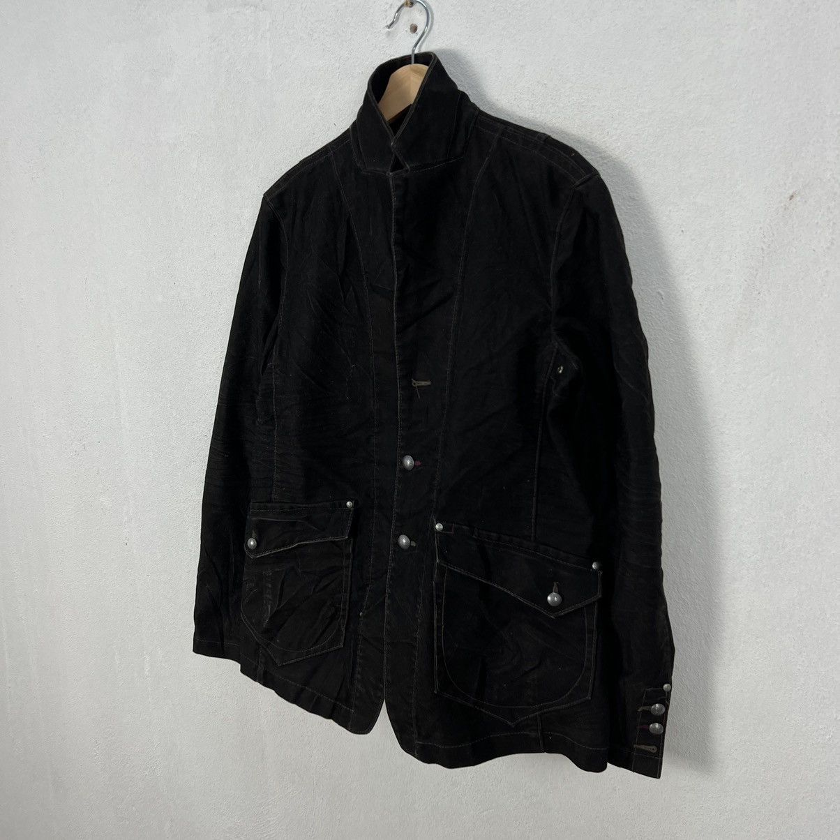 Japanese Brand VINTAGE NICOLE CLUB FOR MEN BIG LOGO RIDER BIKER JACKET Size US M / EU 48-50 / 2 - 2 Thumbnail