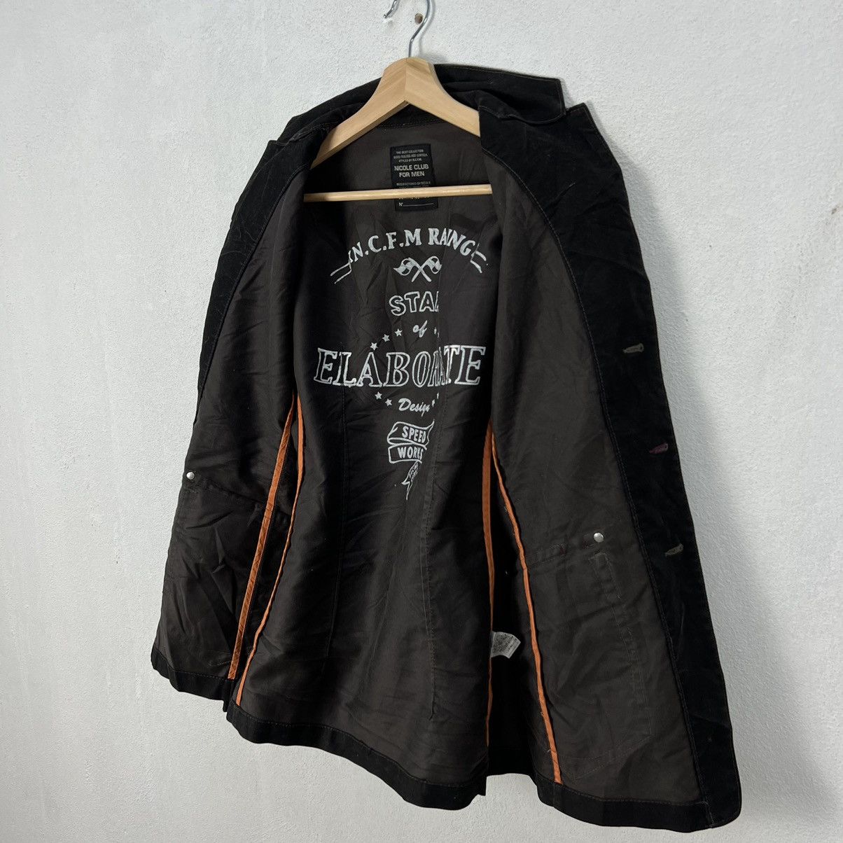 Japanese Brand VINTAGE NICOLE CLUB FOR MEN BIG LOGO RIDER BIKER JACKET Size US M / EU 48-50 / 2 - 10 Thumbnail