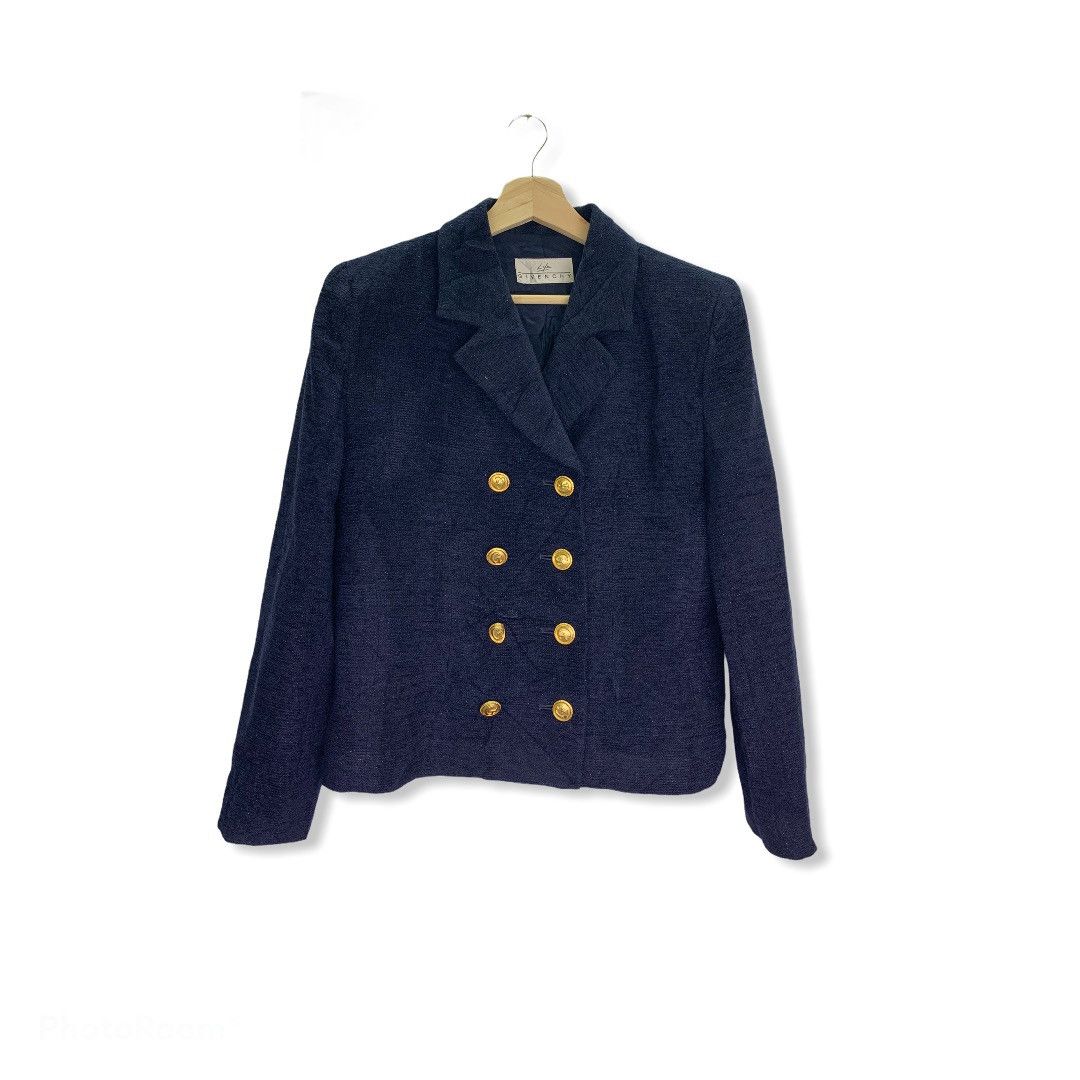 Givenchy Vintage Givenchy Double Breast Wool short Jacket Size US M / EU 48-50 / 2 - 1 Thumbnail