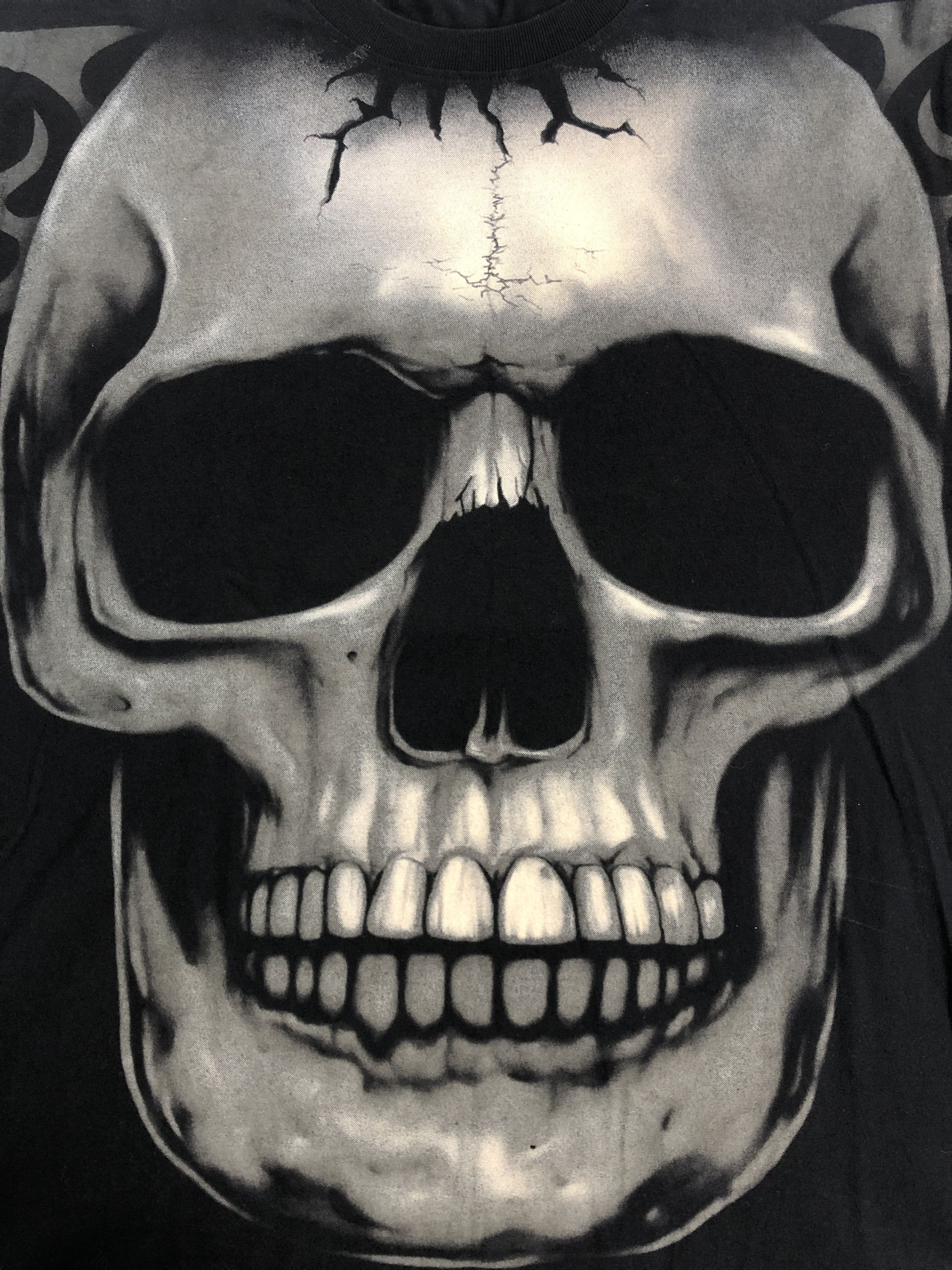 Vintage Vintage 90s Skull Bones (Travis Scott Kanye West) Size US XL / EU 56 / 4 - 4 Thumbnail