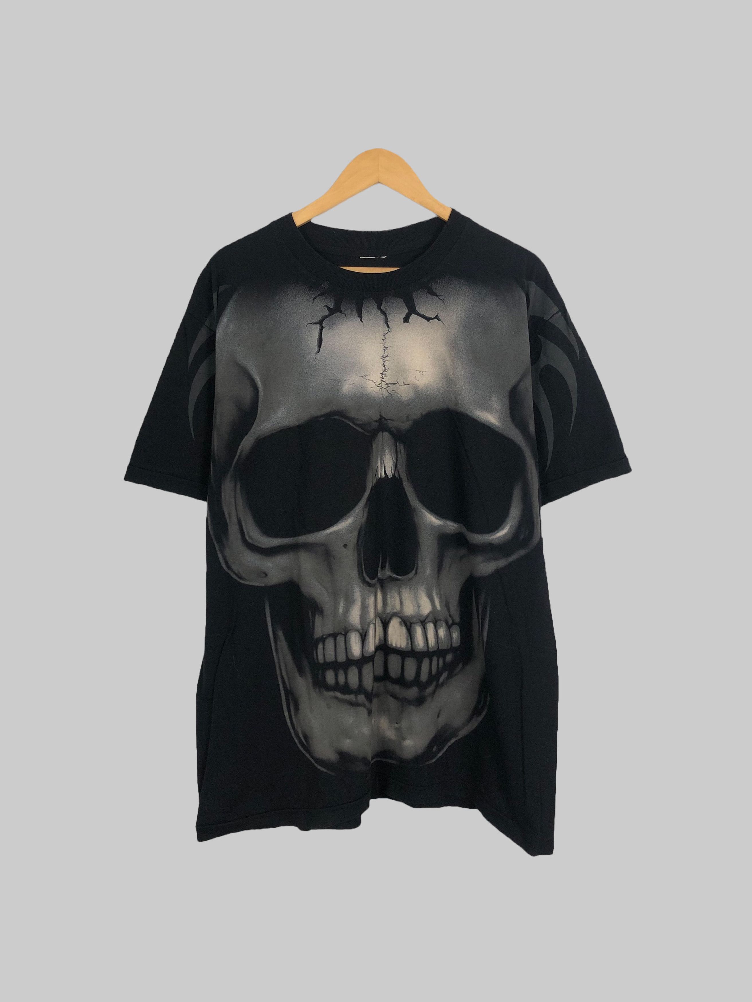 Vintage Vintage 90s Skull Bones (Travis Scott Kanye West) Size US XL / EU 56 / 4 - 1 Thumbnail