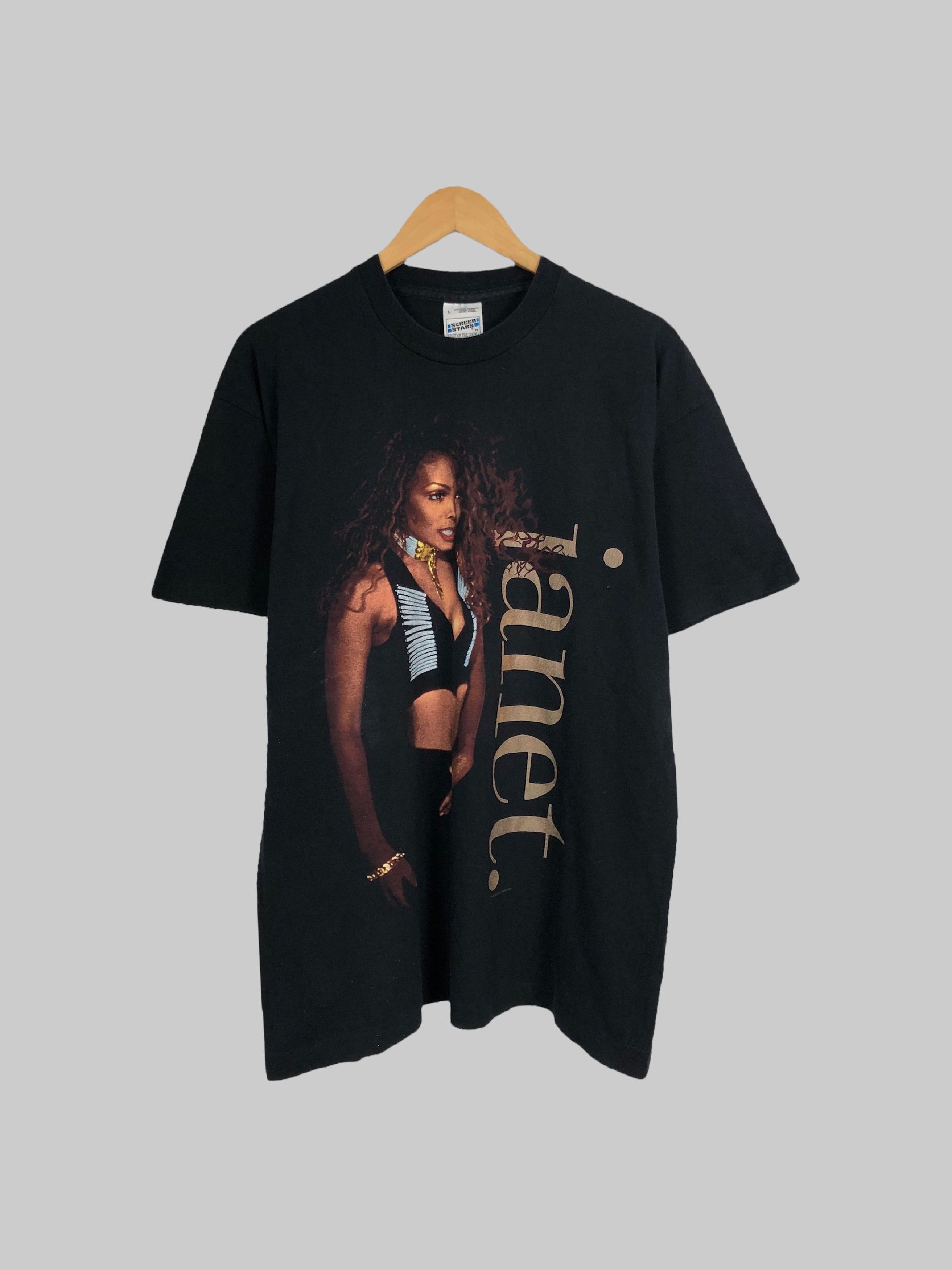 Band Tees Vintage 1995 Janet Jackson (Michael Tina Turner David Bowie Size US L / EU 52-54 / 3 - 1 Thumbnail