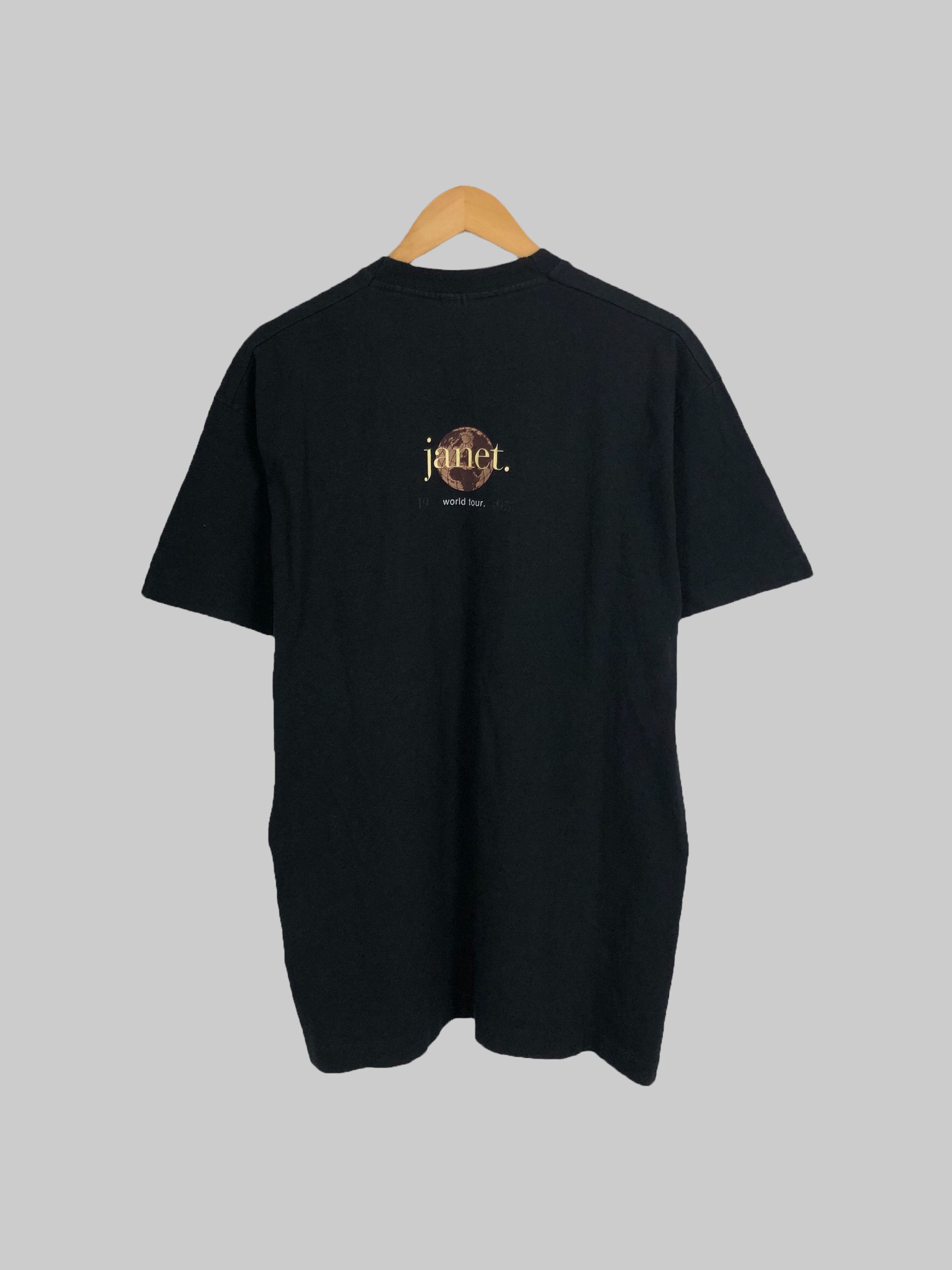 Band Tees Vintage 1995 Janet Jackson (Michael Tina Turner David Bowie Size US L / EU 52-54 / 3 - 2 Thumbnail