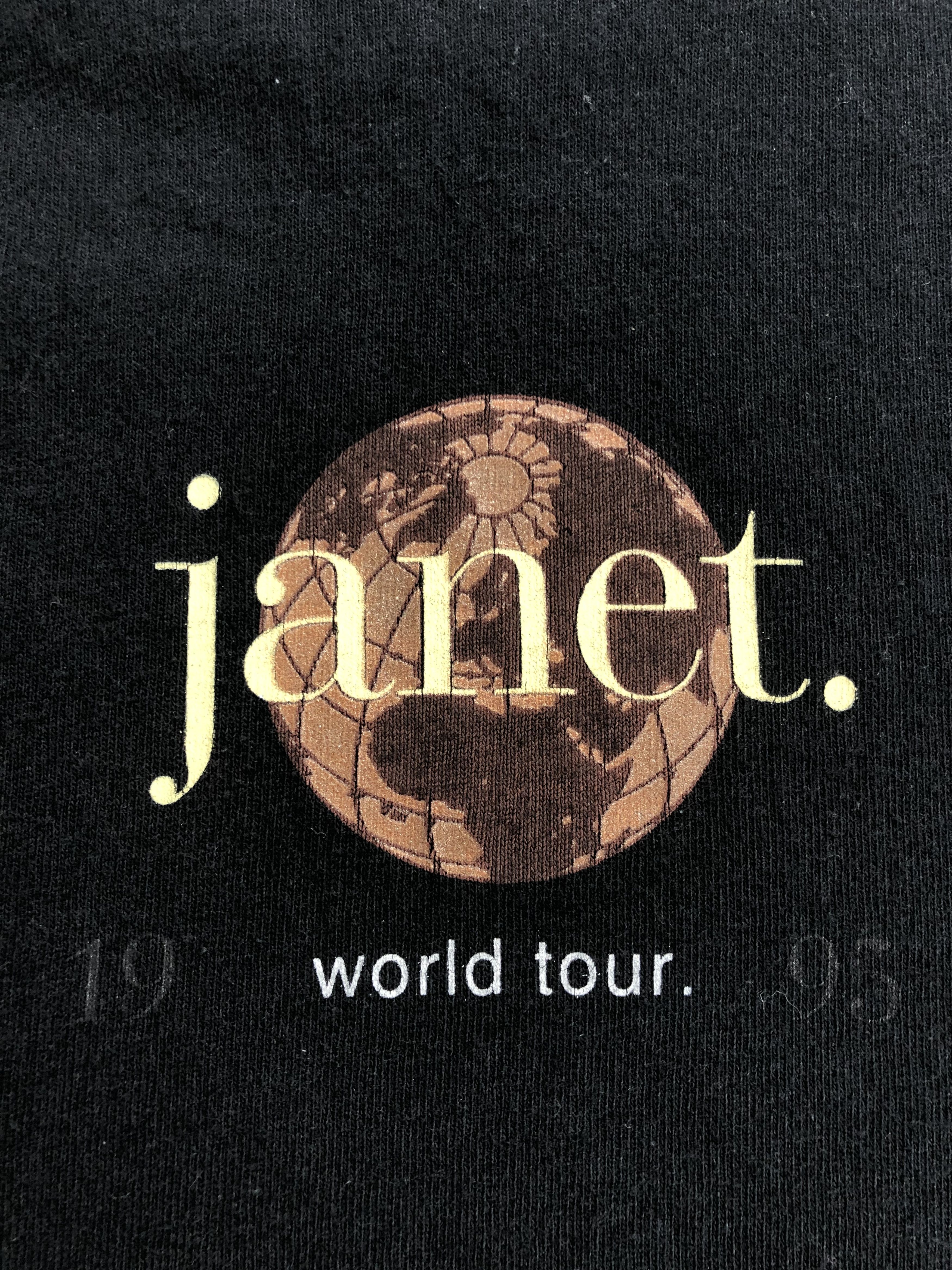 Band Tees Vintage 1995 Janet Jackson (Michael Tina Turner David Bowie Size US L / EU 52-54 / 3 - 11 Thumbnail