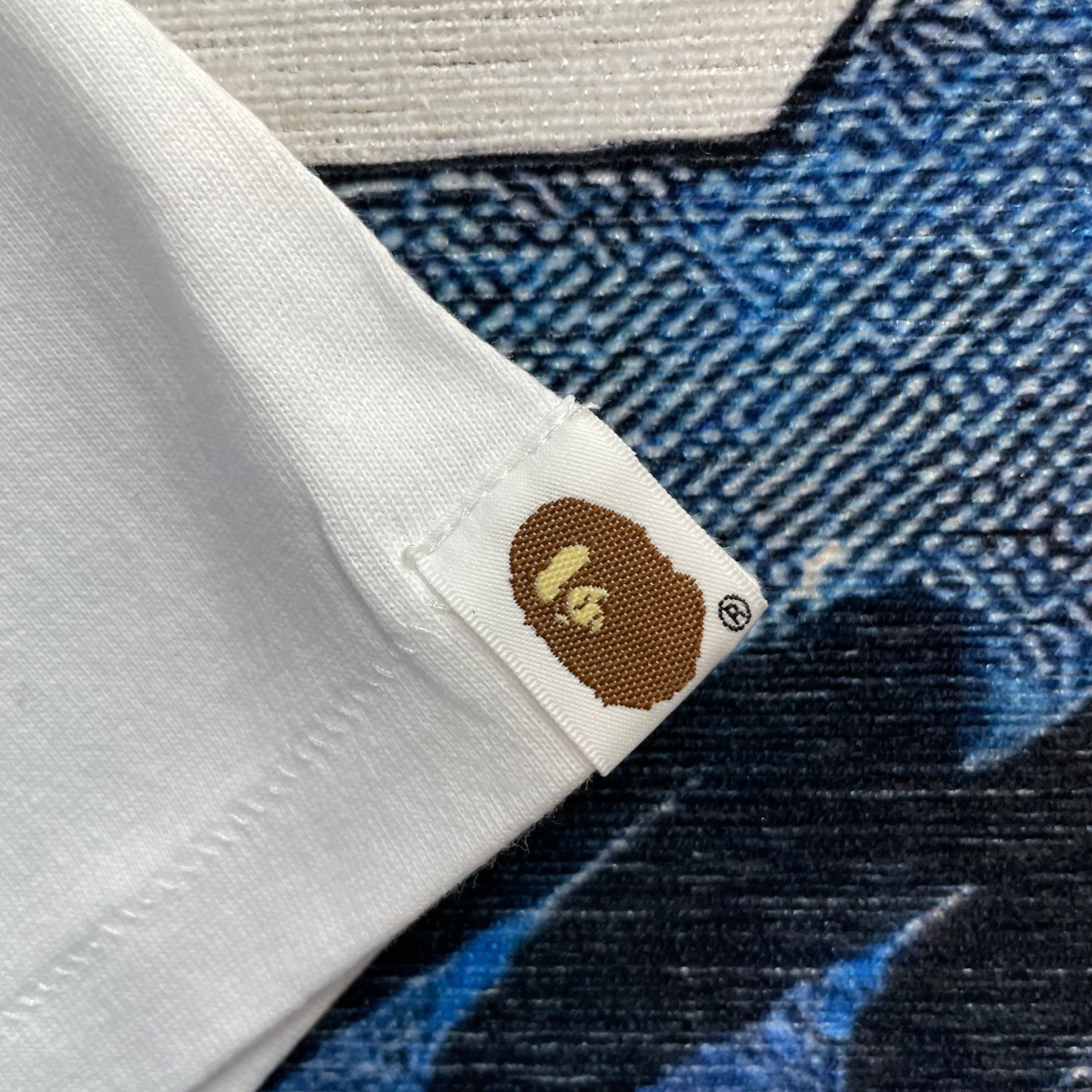Bape Bape Logo Check Big Ape Head Tee Size US S / EU 44-46 / 1 - 5 Thumbnail