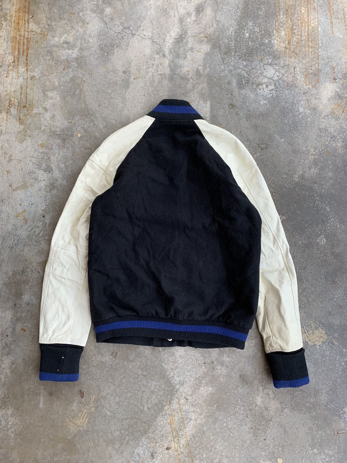 Designer × Japanese Brand JapaneseBrand RodeoCrowns Wool Varsity Jacket Leathersleeve Size US S / EU 44-46 / 1 - 2 Thumbnail