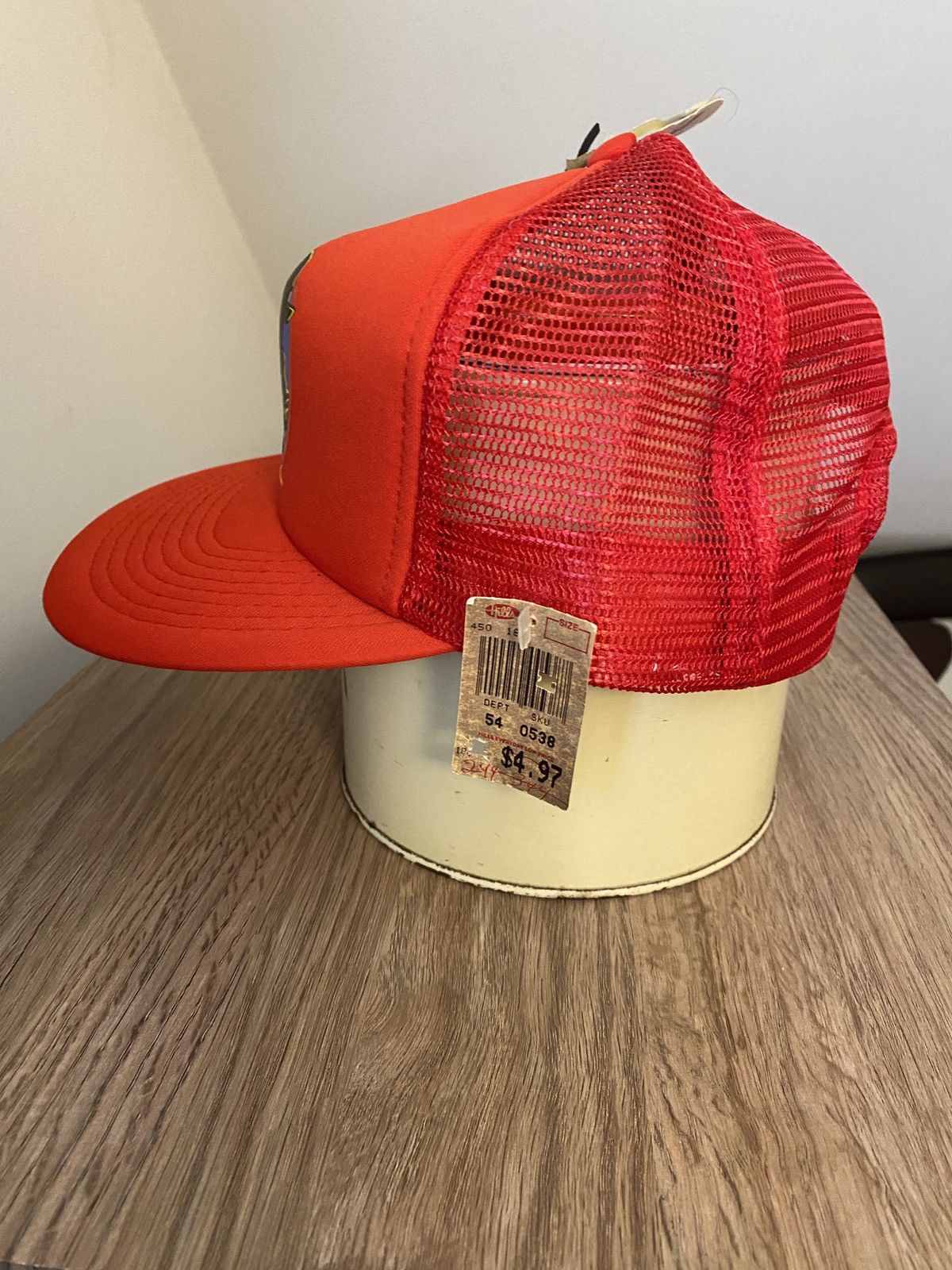 Disney Vintage NWT ‘90 Dick Tracy Trucker Hat Snap Back Size ONE SIZE - 6 Thumbnail