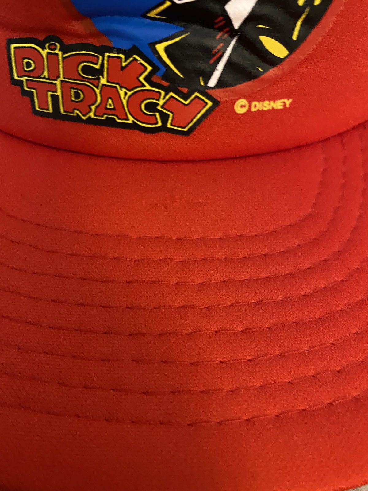 Disney Vintage NWT ‘90 Dick Tracy Trucker Hat Snap Back Size ONE SIZE - 5 Thumbnail