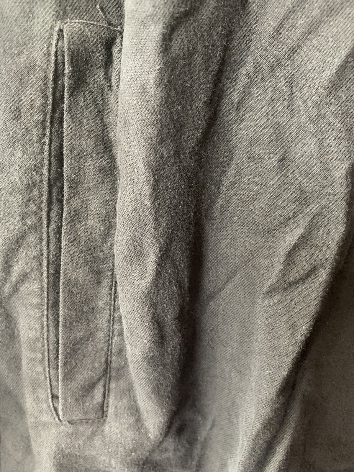 Ann Demeulemeester ANN DEMEULEMEESTER HOODED LONG SLEEVE BLACK OVER SHIRT Size US S / EU 44-46 / 1 - 6 Thumbnail