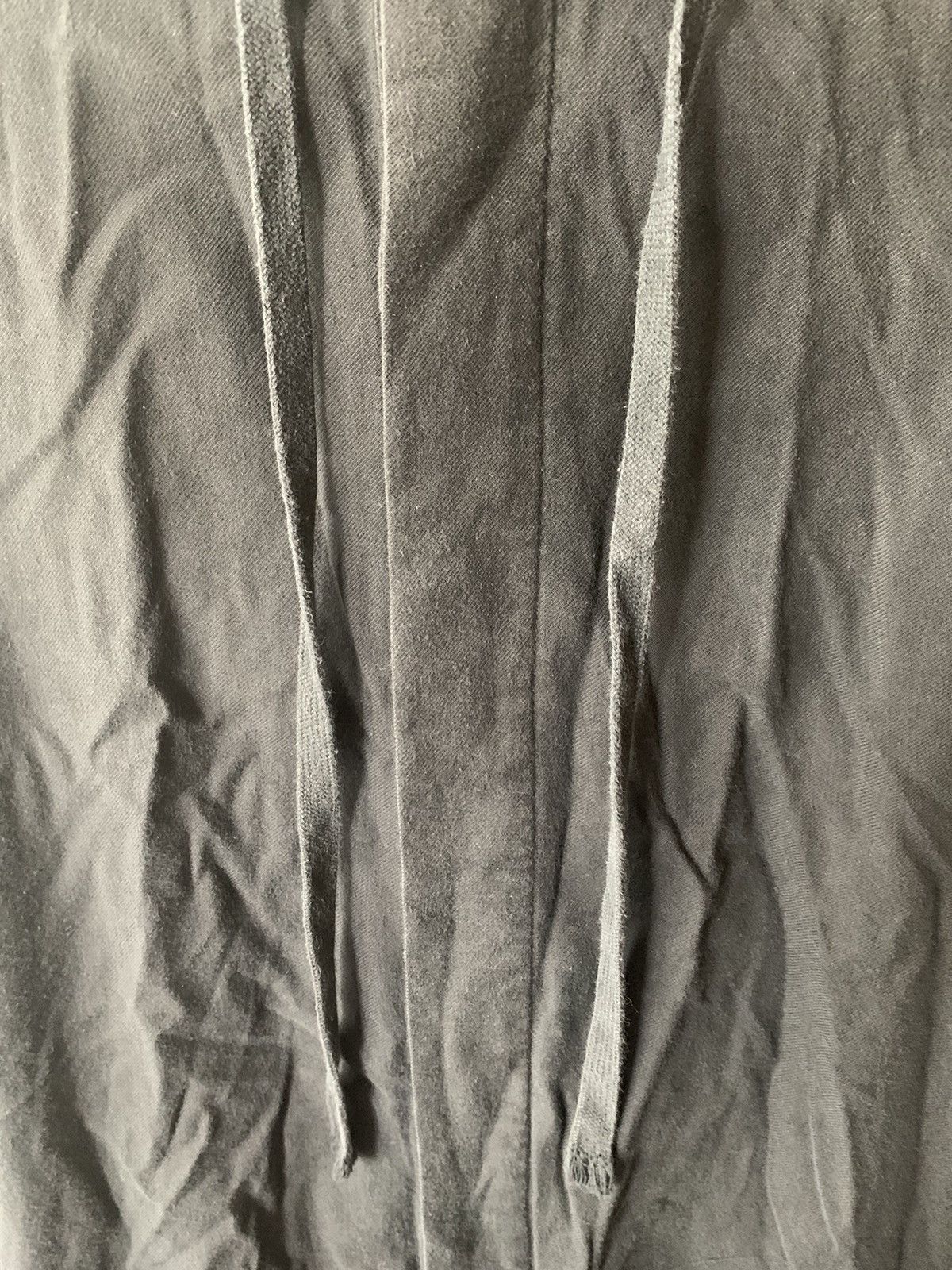 Ann Demeulemeester ANN DEMEULEMEESTER HOODED LONG SLEEVE BLACK OVER SHIRT Size US S / EU 44-46 / 1 - 5 Thumbnail
