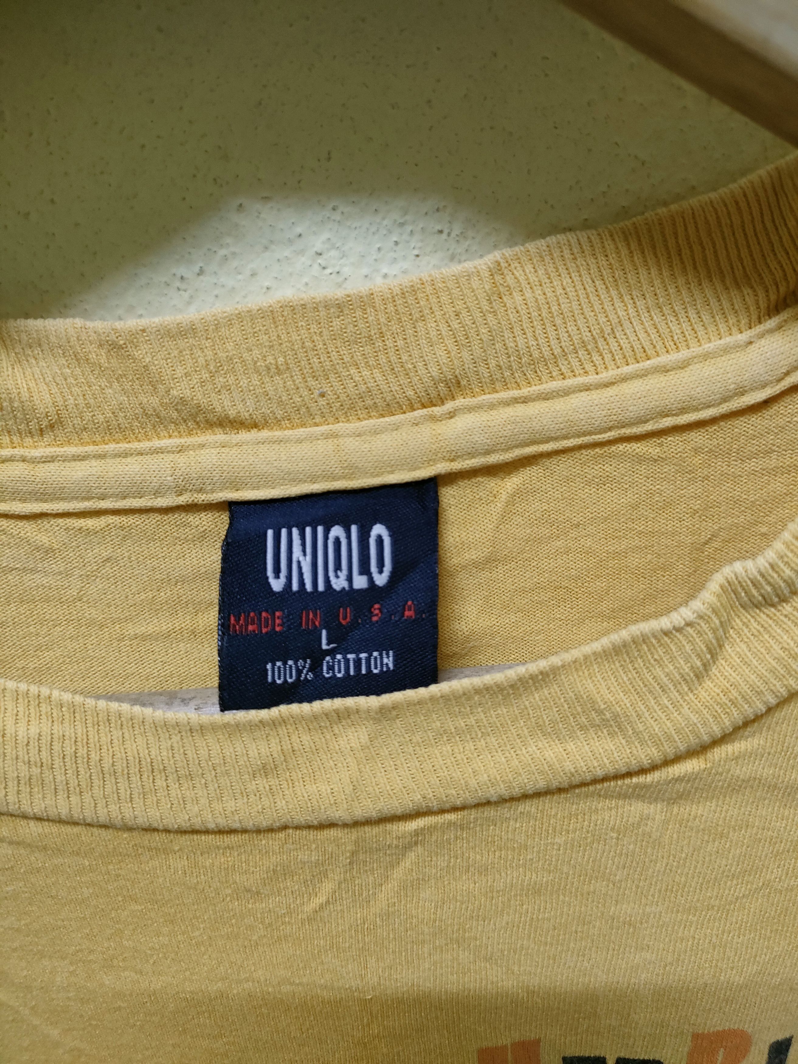Uniqlo × Vintage Vintage Uniqlo U.S.A T-shirt Size US L / EU 52-54 / 3 - 6 Thumbnail