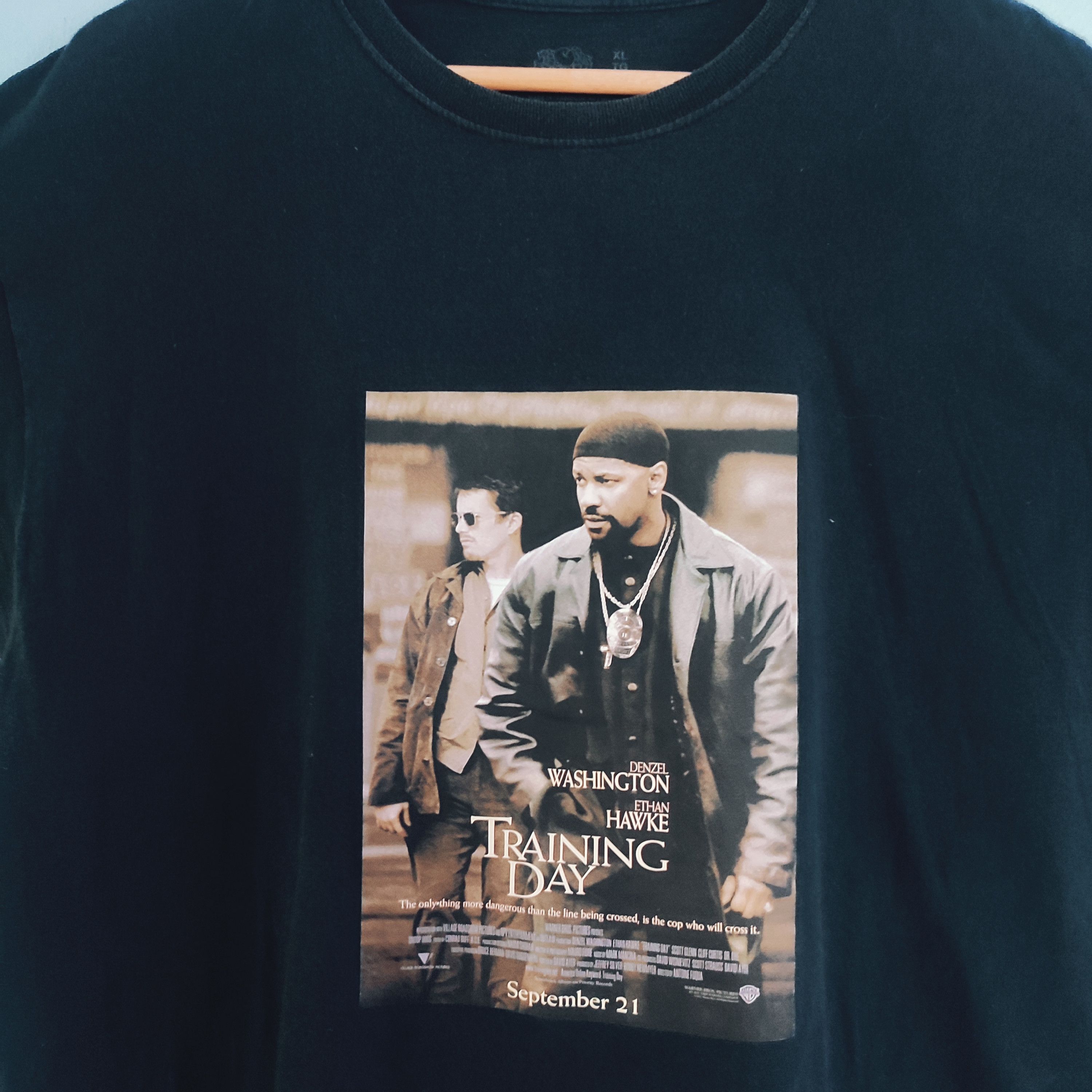 Vintage Training Day Vintage American Crime Movie Tshirt Size US XL / EU 56 / 4 - 2 Thumbnail