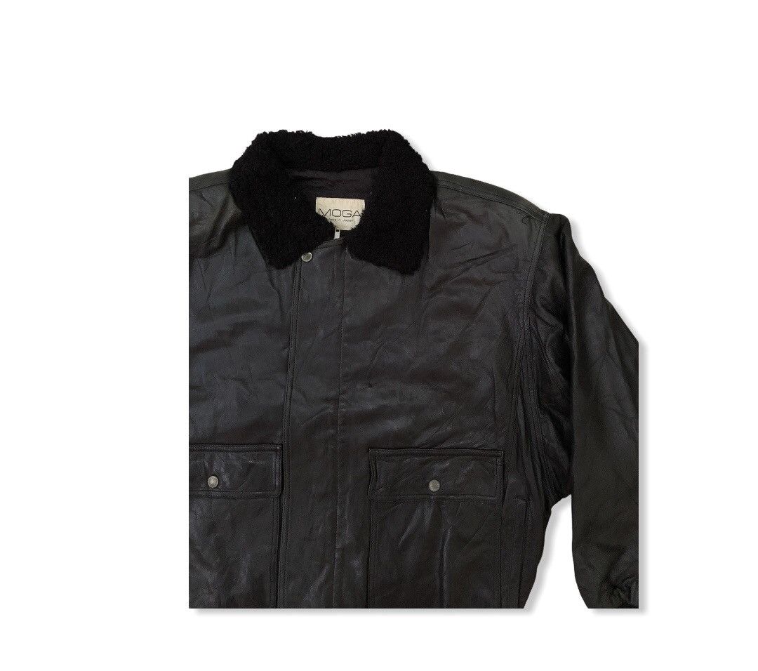 Japanese Brand Vintage Moga Made in Japan Tactical Leather Jacket 🧥 Size US L / EU 52-54 / 3 - 2 Thumbnail
