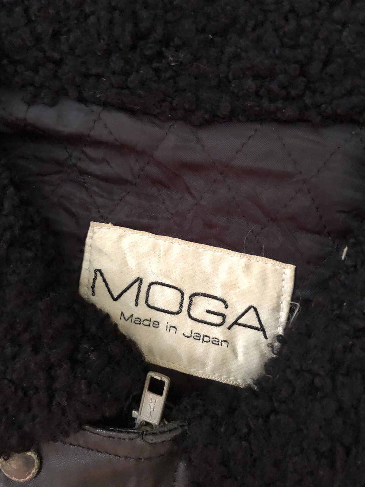 Japanese Brand Vintage Moga Made in Japan Tactical Leather Jacket 🧥 Size US L / EU 52-54 / 3 - 5 Thumbnail