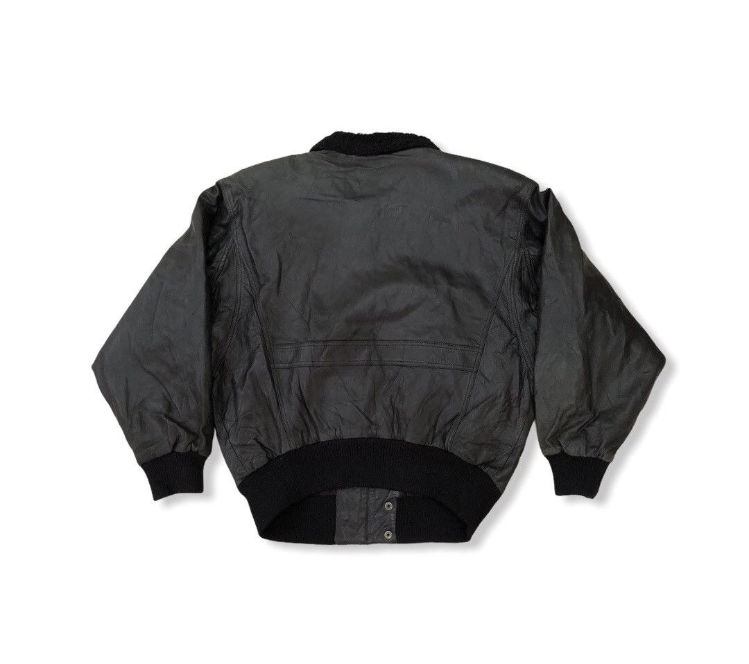 Japanese Brand Vintage Moga Made in Japan Tactical Leather Jacket 🧥 Size US L / EU 52-54 / 3 - 4 Thumbnail