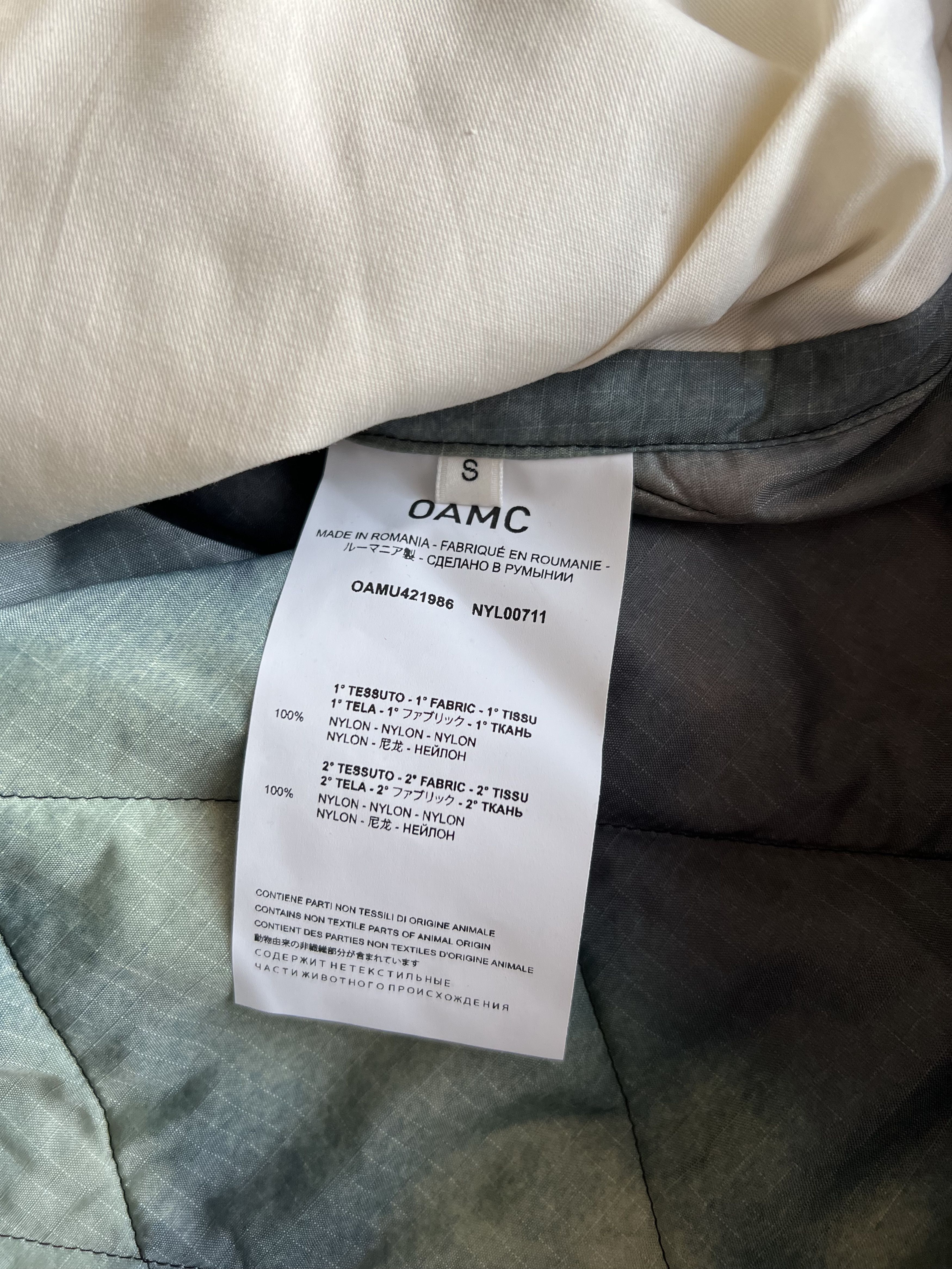 OAMC OAMC Combat Liner Jacket in Storm Green Size US S / EU 44-46 / 1 - 9 Thumbnail