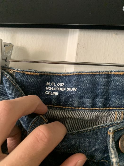 Celine Dylan Flare Denim Union Wash | Grailed