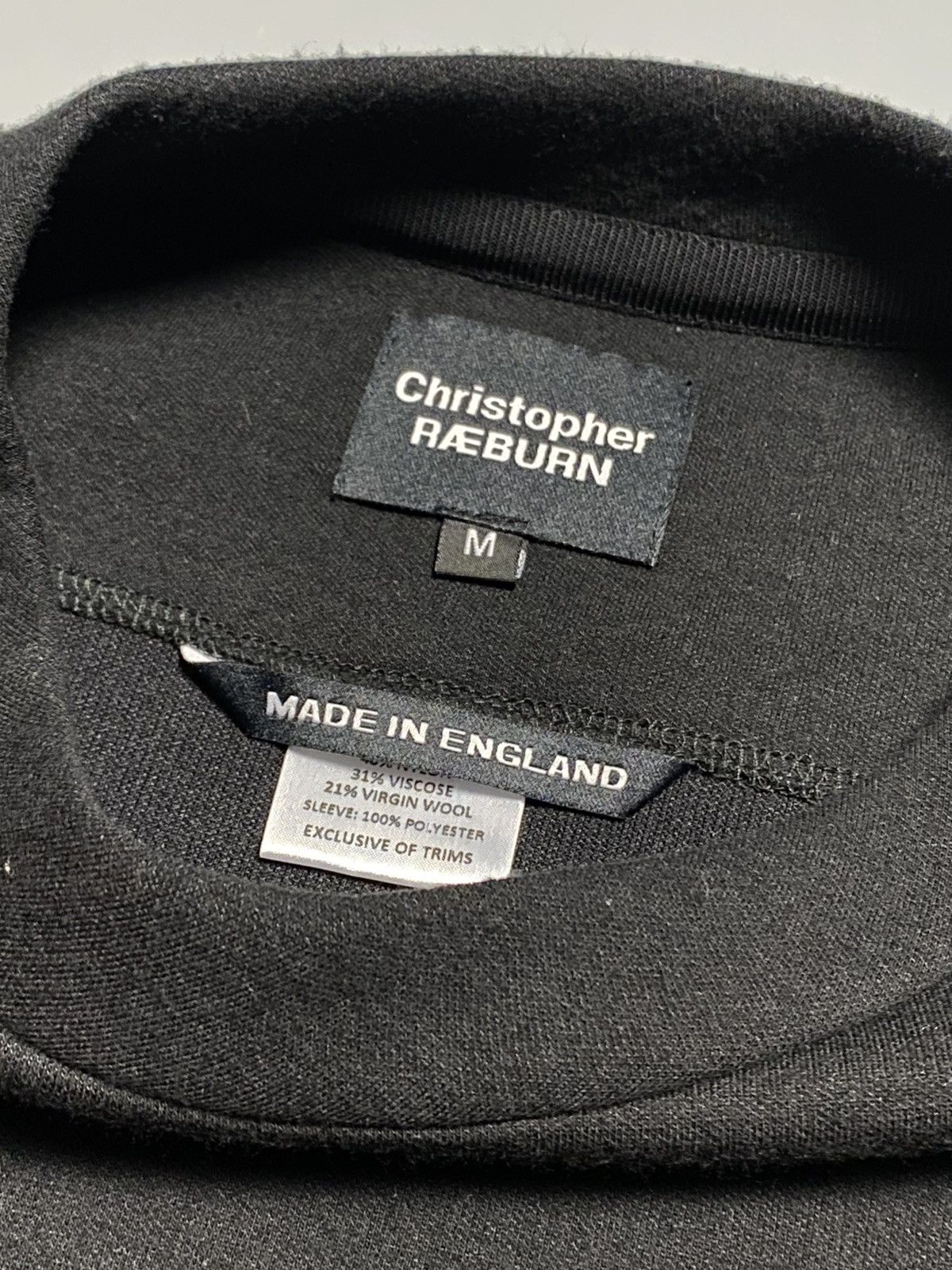 Christopher Raeburn Christopher Raeburn mesh sleeves wool sweatshirt Size US M / EU 48-50 / 2 - 7 Thumbnail