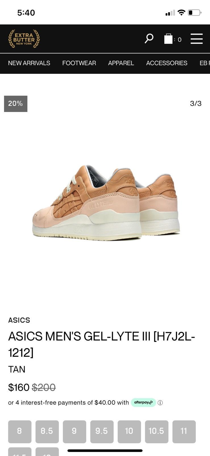Asics Asics Gel- Lyte 3 - Veg Tan Pack (2017) Size US 12 / EU 45 - 10 Thumbnail