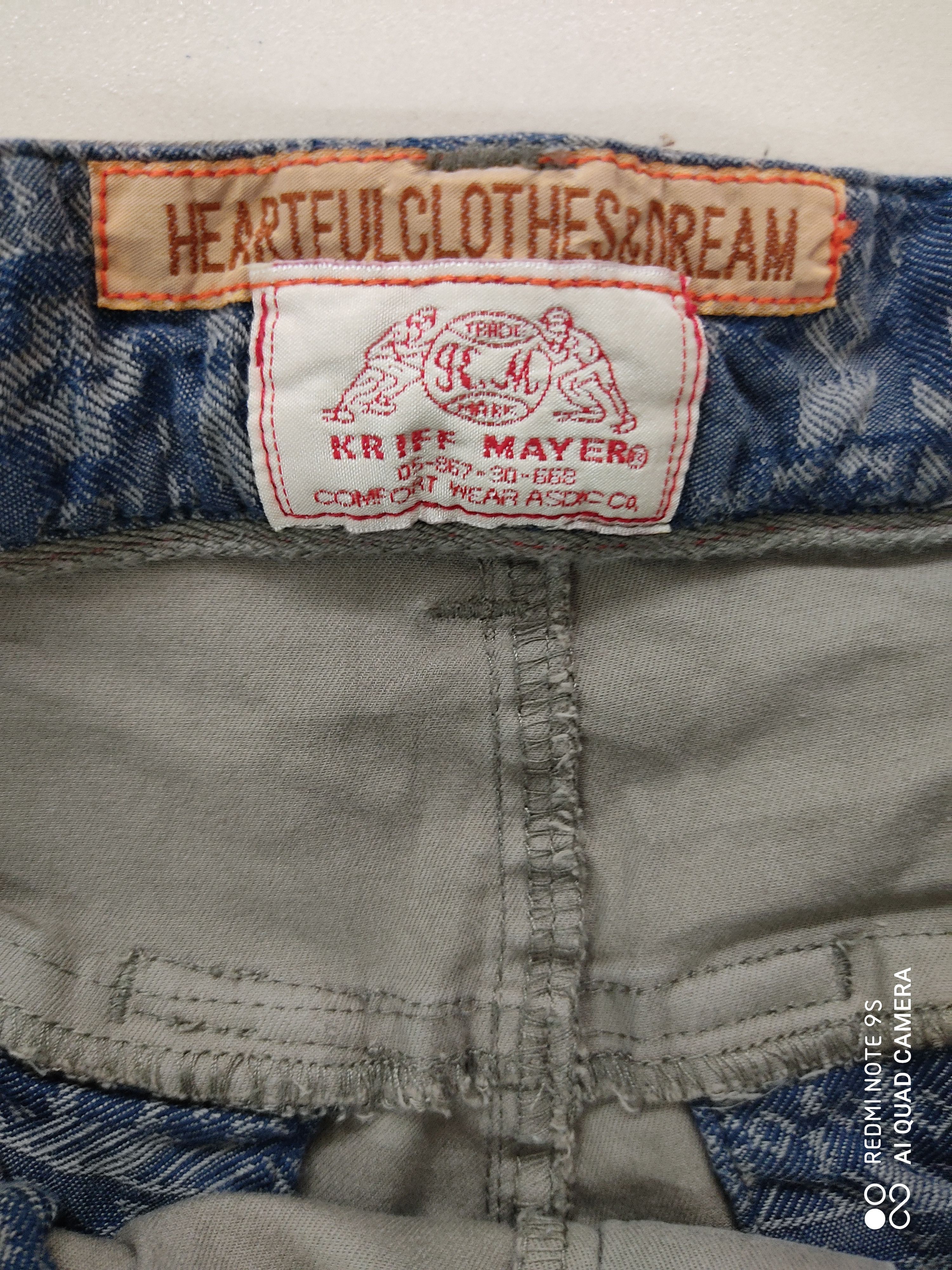 Japanese Brand Heartful Clothes & Dream Kriff Mayer Multipocket Cargo Pant Size 29" - 12 Thumbnail