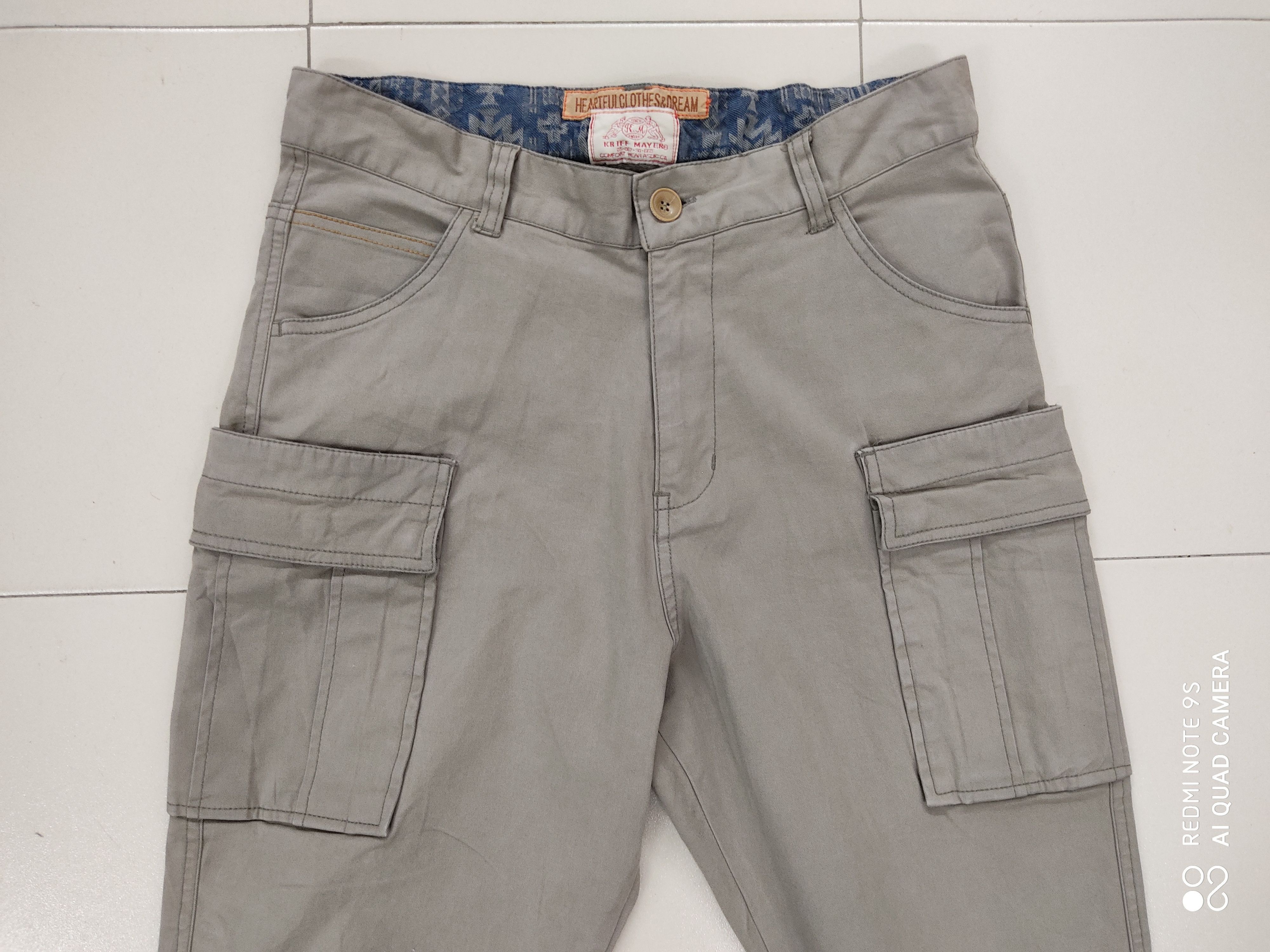 Japanese Brand Heartful Clothes & Dream Kriff Mayer Multipocket Cargo Pant Size 29" - 2 Thumbnail