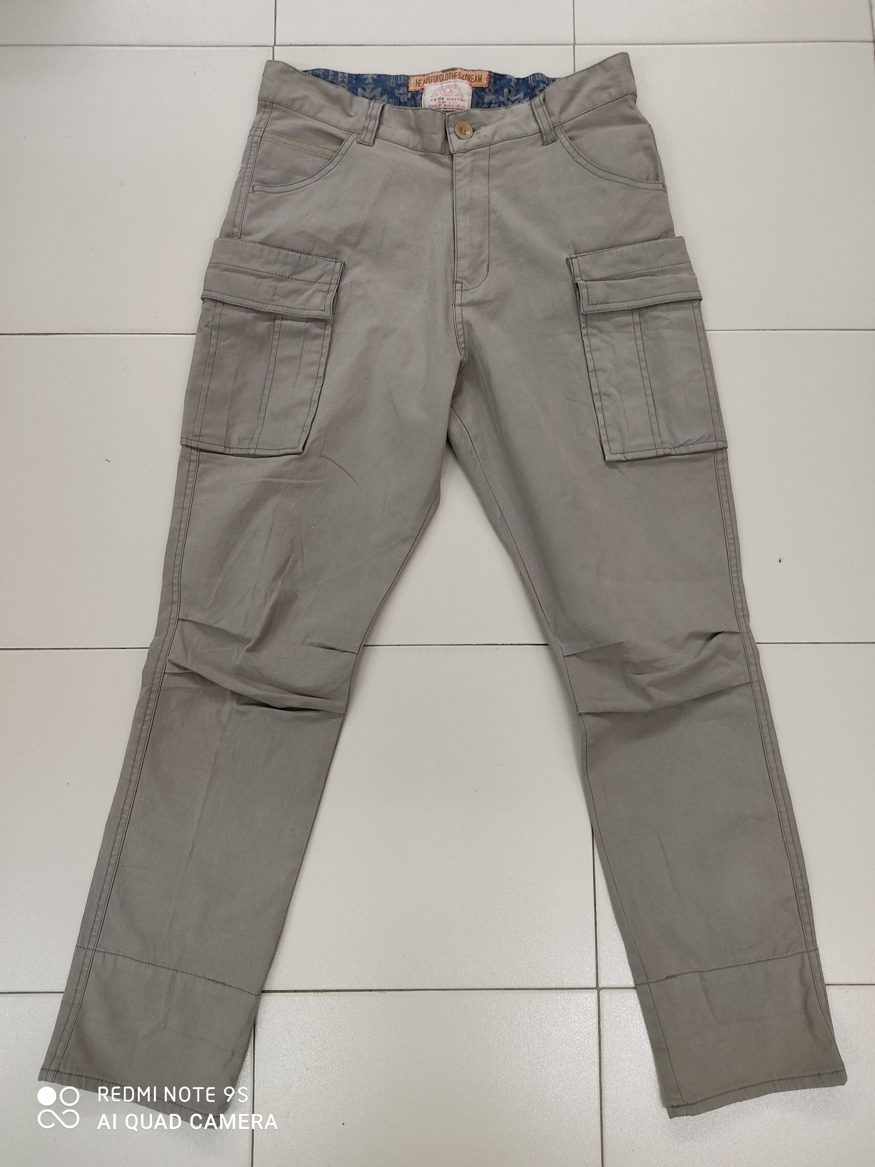 Japanese Brand Heartful Clothes & Dream Kriff Mayer Multipocket Cargo Pant Size 29" - 1 Thumbnail