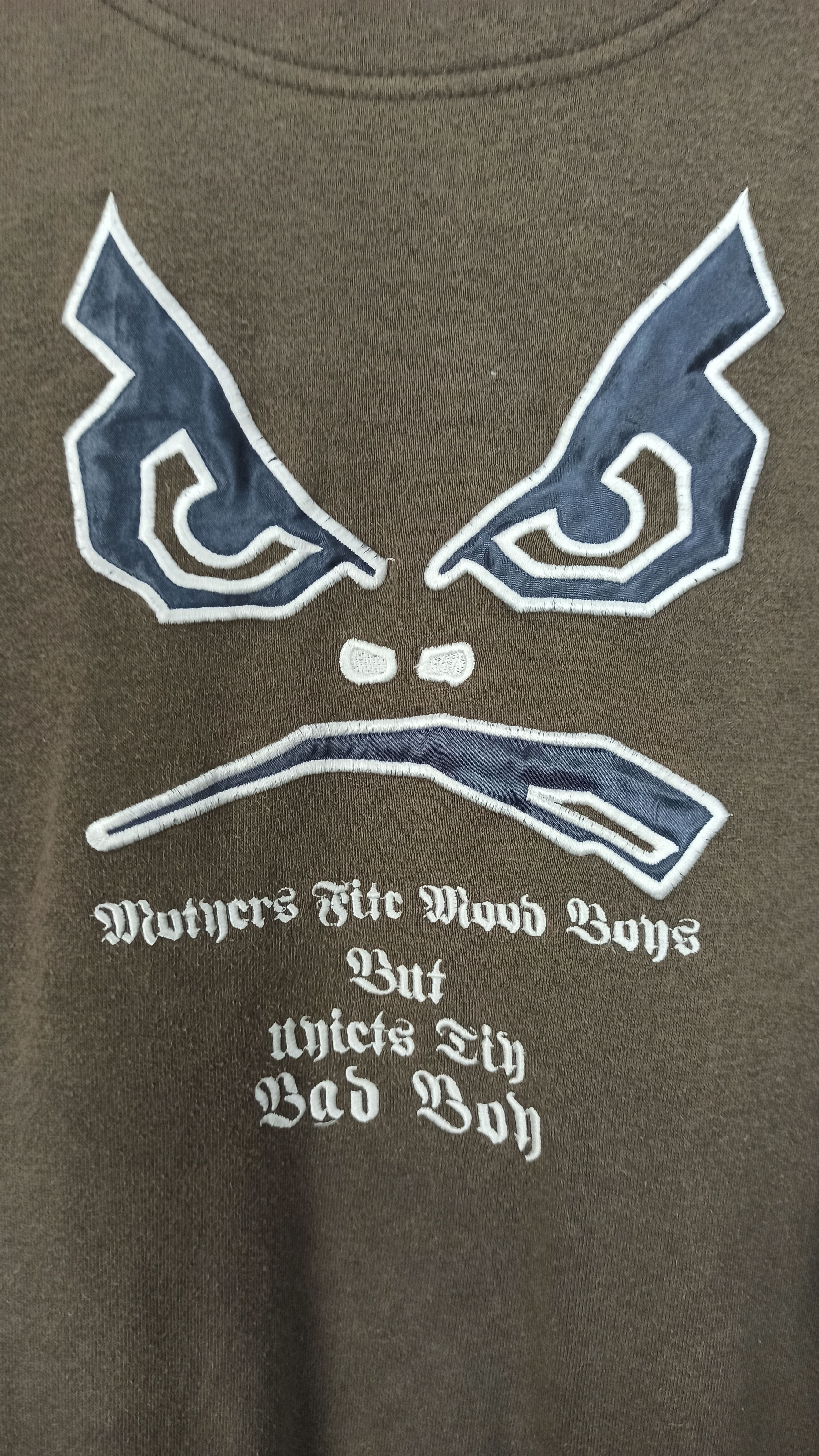 If Six Was Nine Vintage Bad Boy sweatshirt pullover Jumper Sweatshirt Size US L / EU 52-54 / 3 - 2 Thumbnail