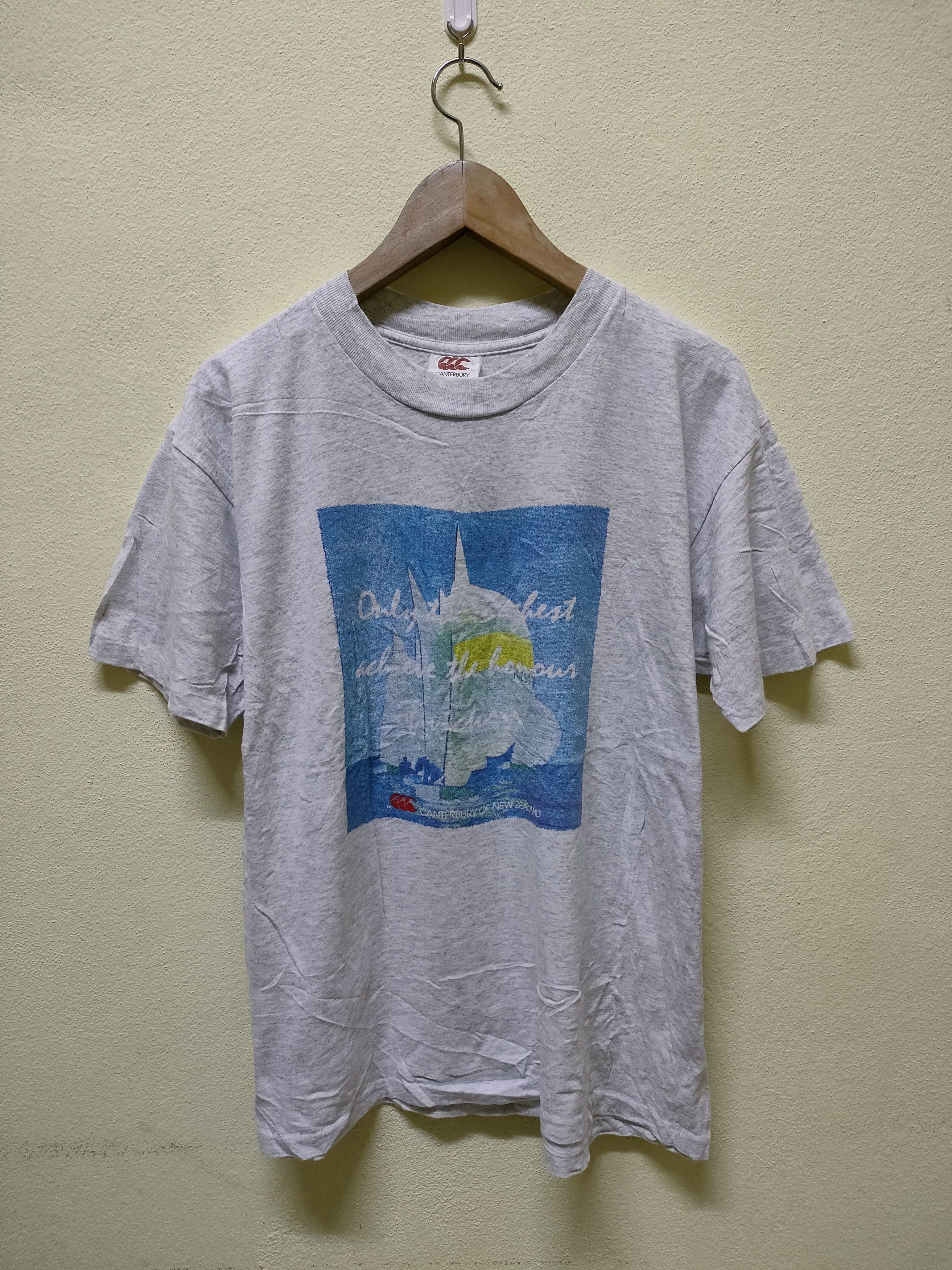 Canterbury of New Zealand × Vintage Vintage Canterbury T-shirt Size US L / EU 52-54 / 3 - 1 Thumbnail