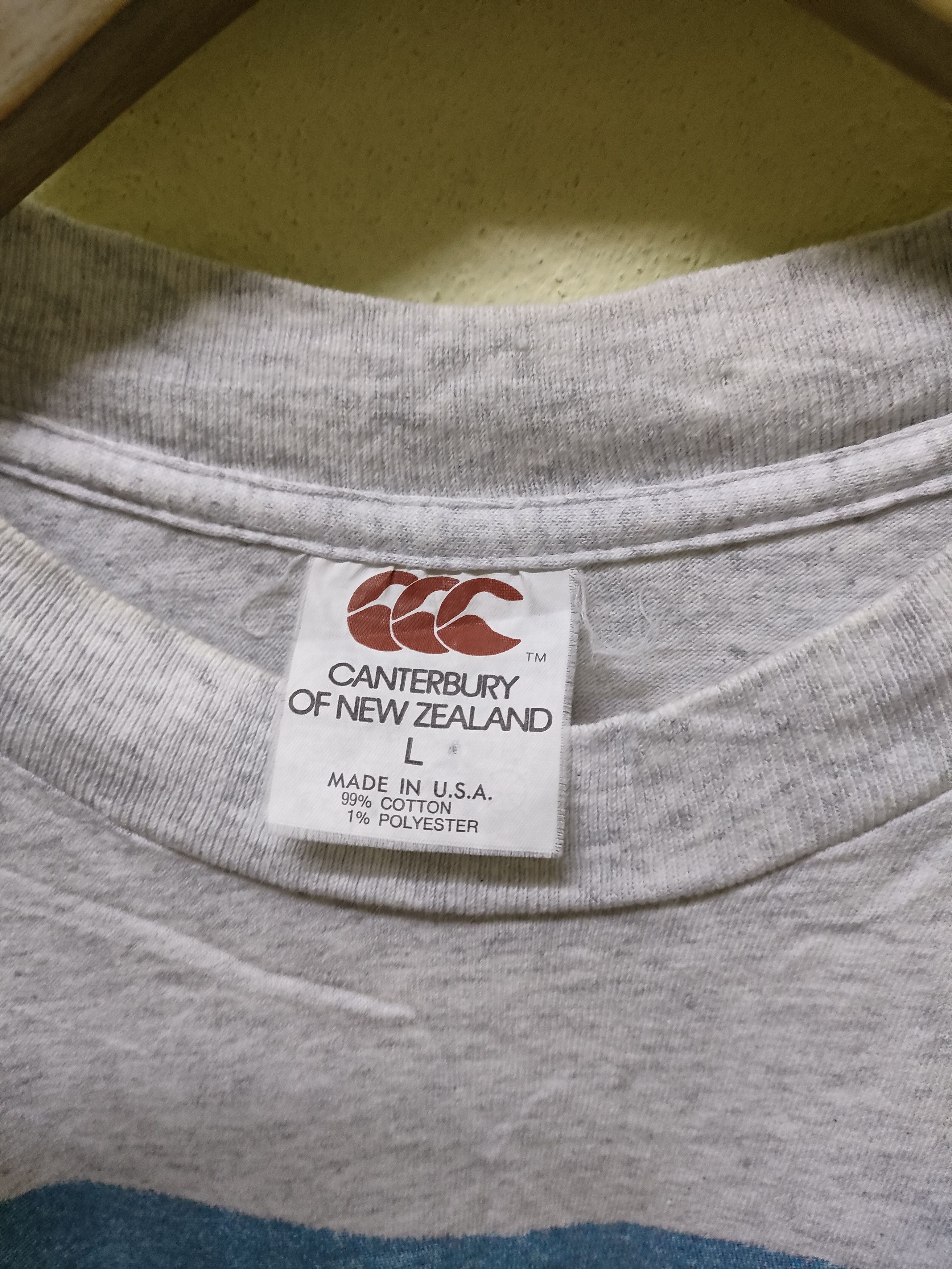 Canterbury of New Zealand × Vintage Vintage Canterbury T-shirt Size US L / EU 52-54 / 3 - 6 Thumbnail