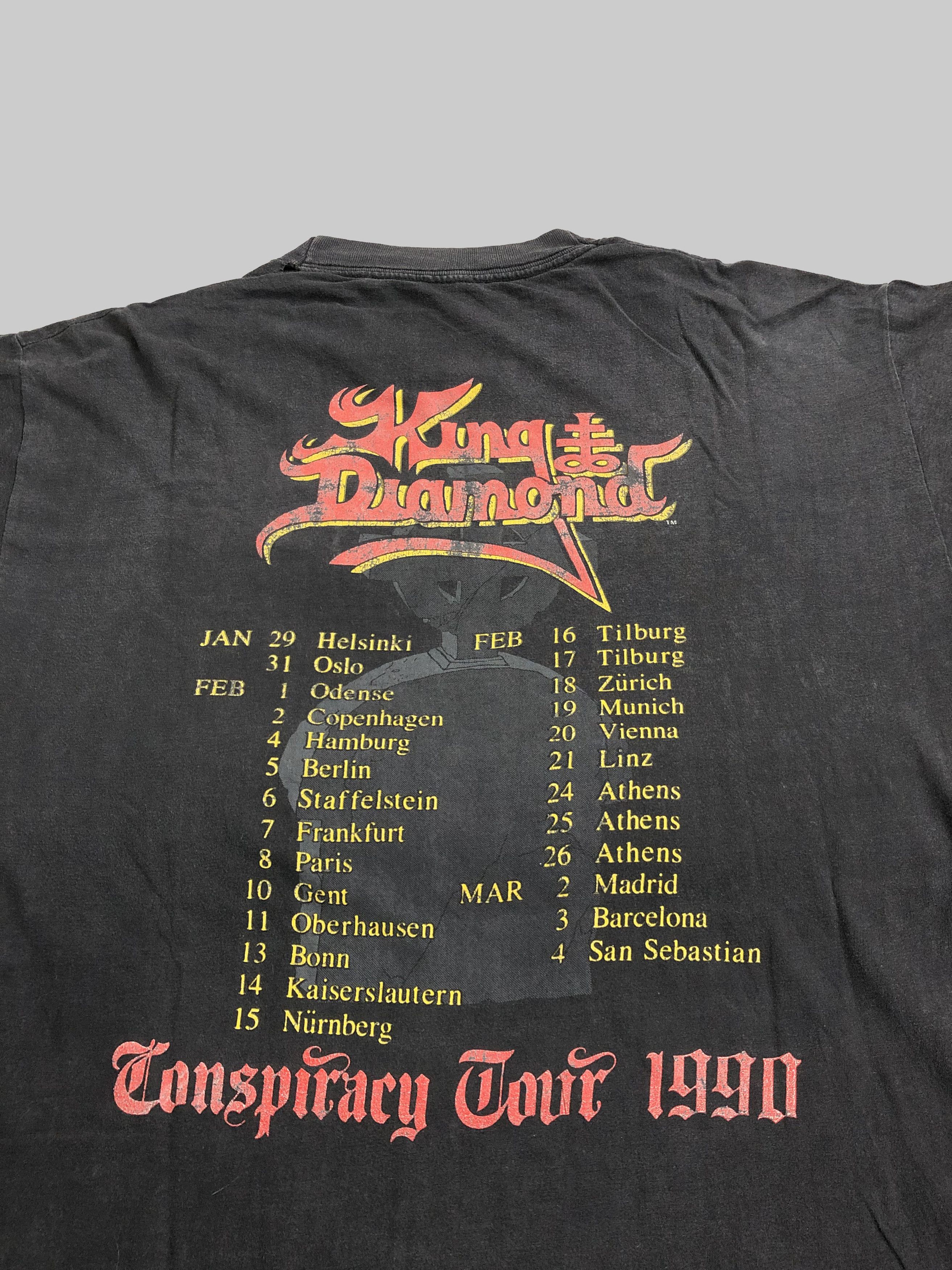 Band Tees Vintage 1990 King Diamond (Mercyful Fate Ozzy Osbourne) Size US L / EU 52-54 / 3 - 13 Thumbnail