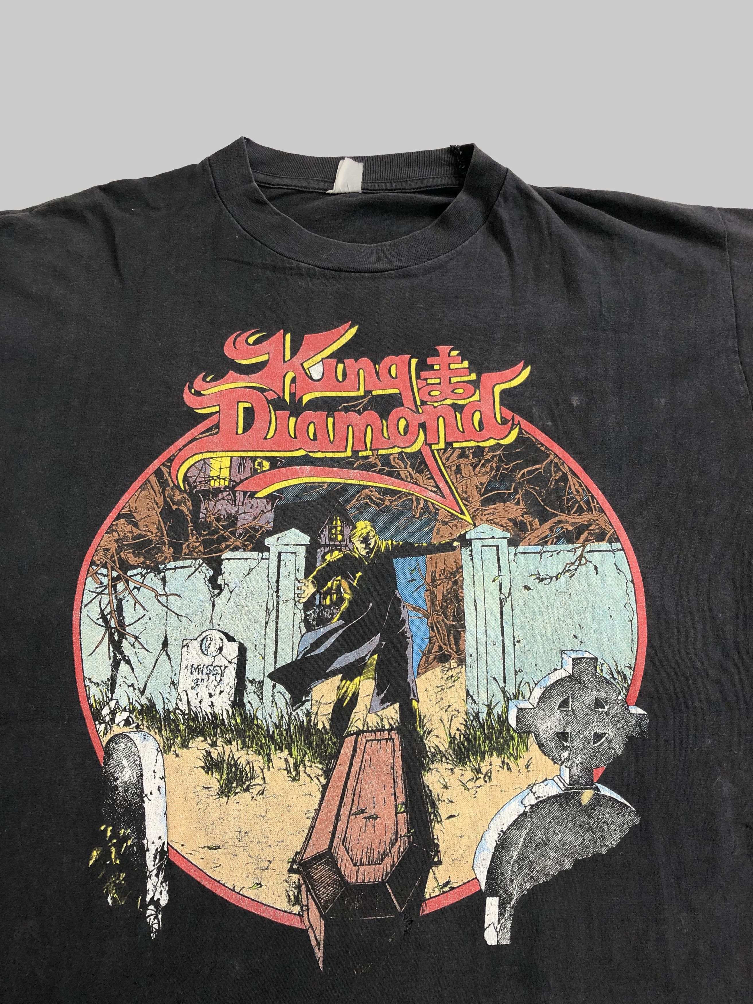 Band Tees Vintage 1990 King Diamond (Mercyful Fate Ozzy Osbourne) Size US L / EU 52-54 / 3 - 3 Thumbnail
