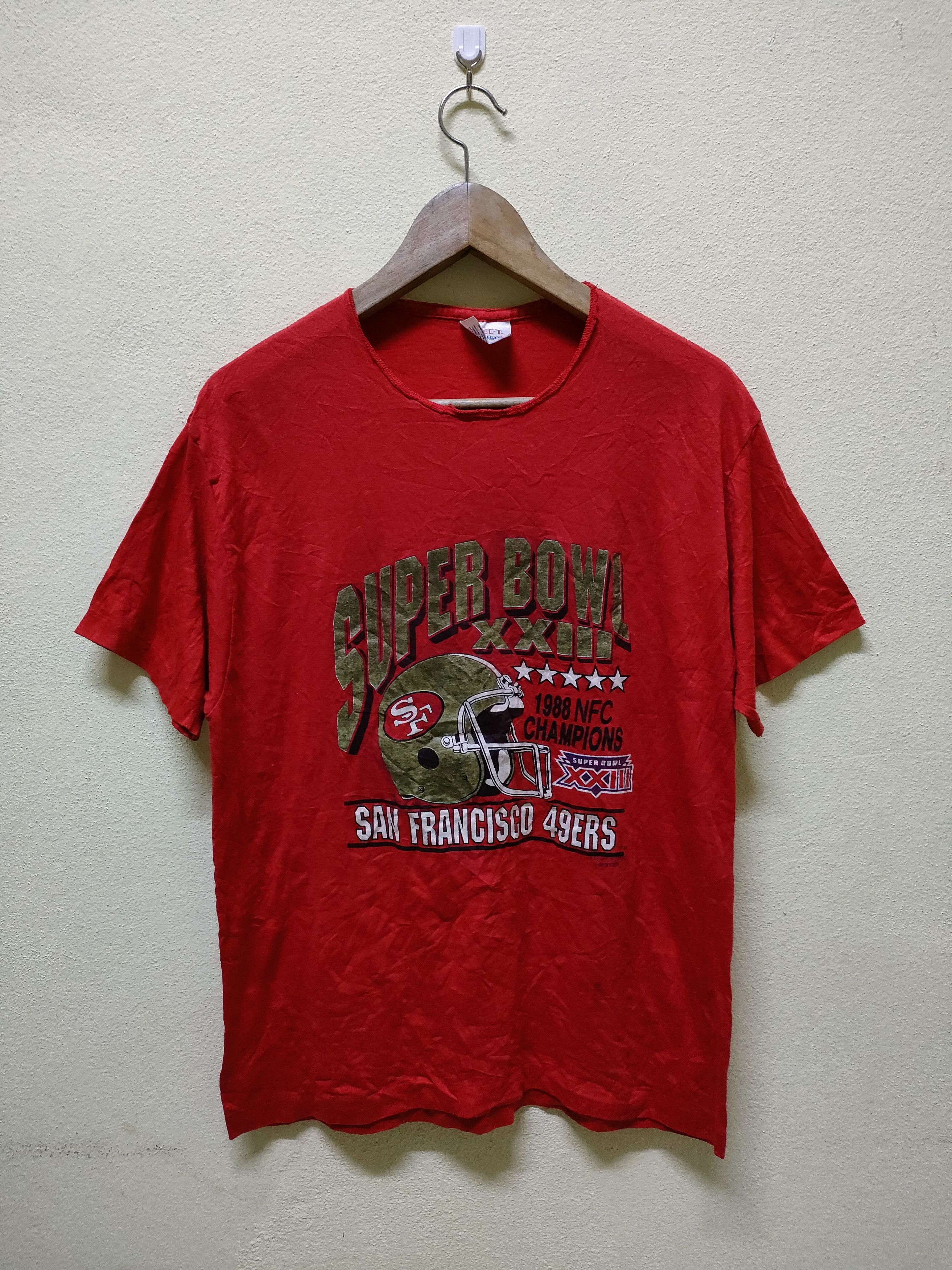 NFL × Vintage Vintage Distressed Superbowl T-shirt Size US M / EU 48-50 / 2 - 1 Thumbnail