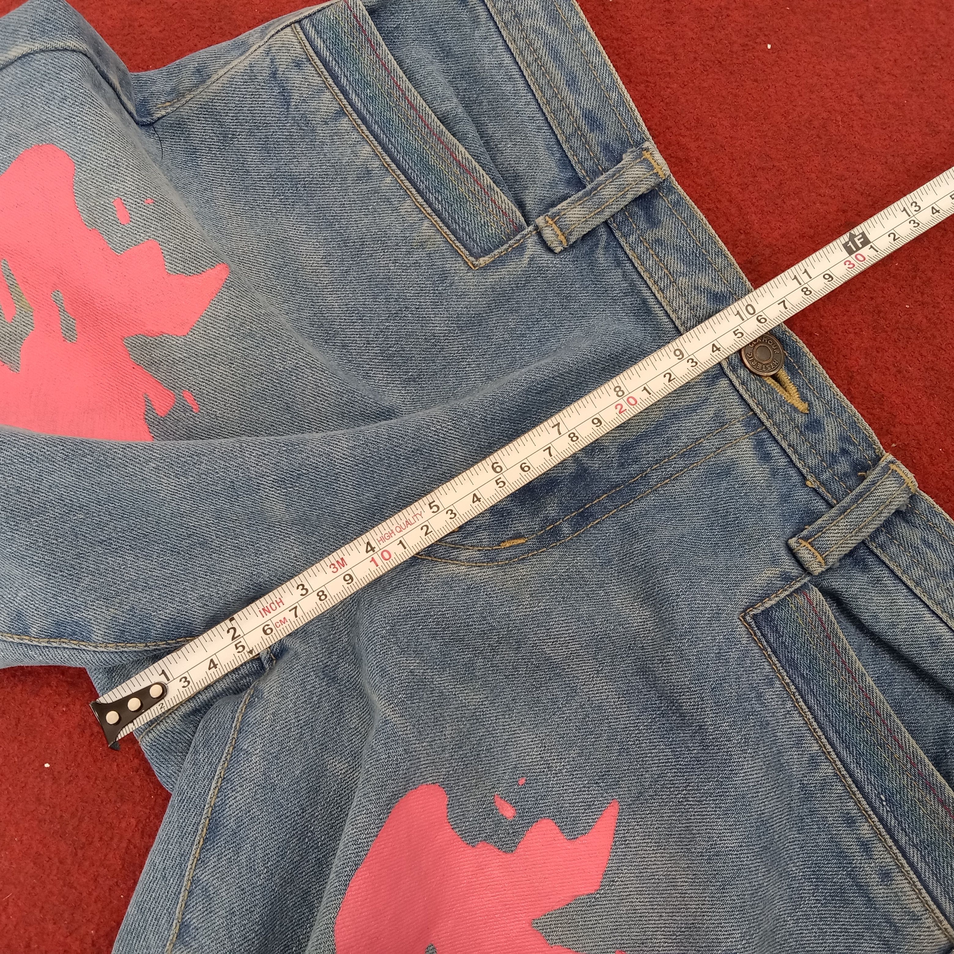 Hysteric Glamour Hysteric Glamour Japanese Brand Streetwear Custom Art Jeans Size 31" - 16 Thumbnail
