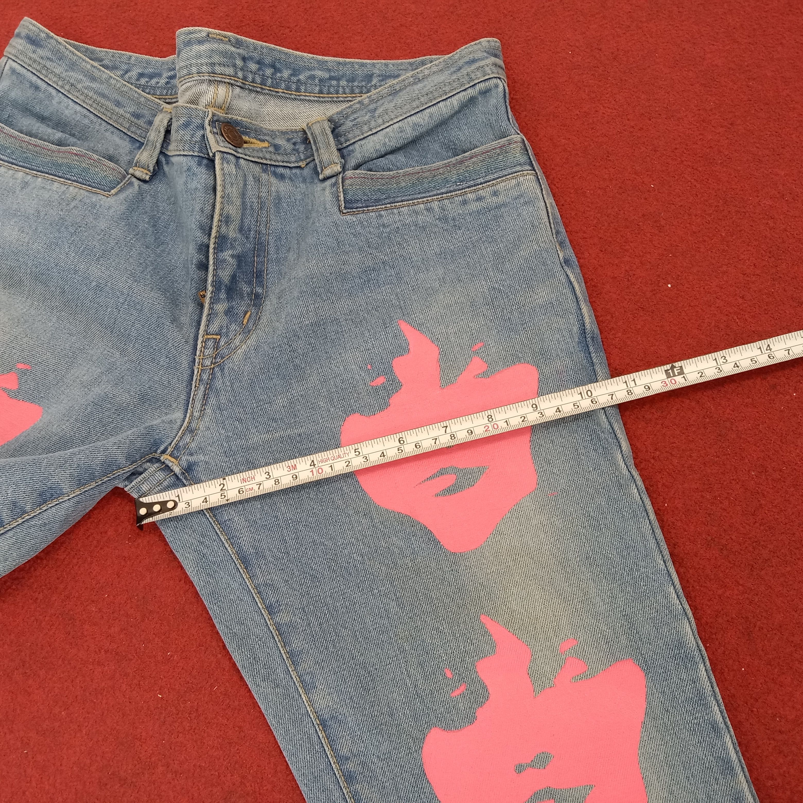 Hysteric Glamour Hysteric Glamour Japanese Brand Streetwear Custom Art Jeans Size 31" - 17 Thumbnail