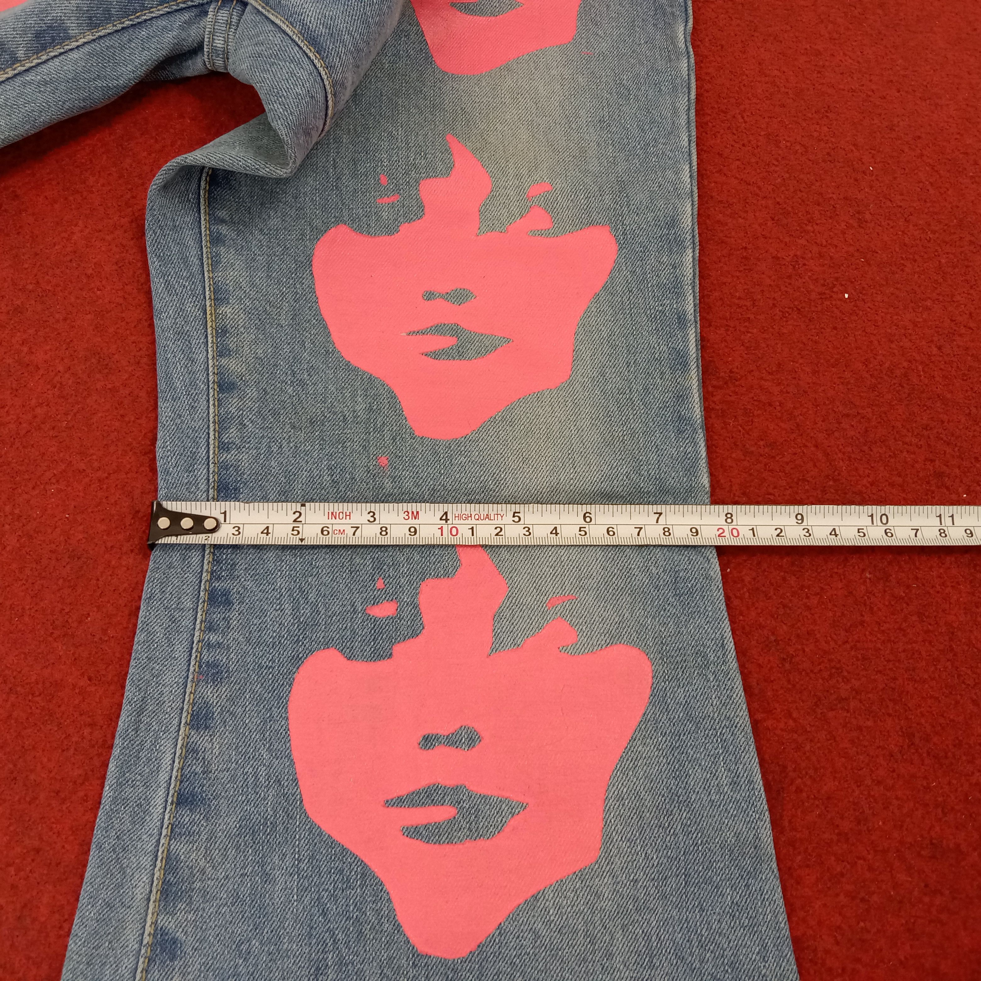 Hysteric Glamour Hysteric Glamour Japanese Brand Streetwear Custom Art Jeans Size 31" - 18 Thumbnail