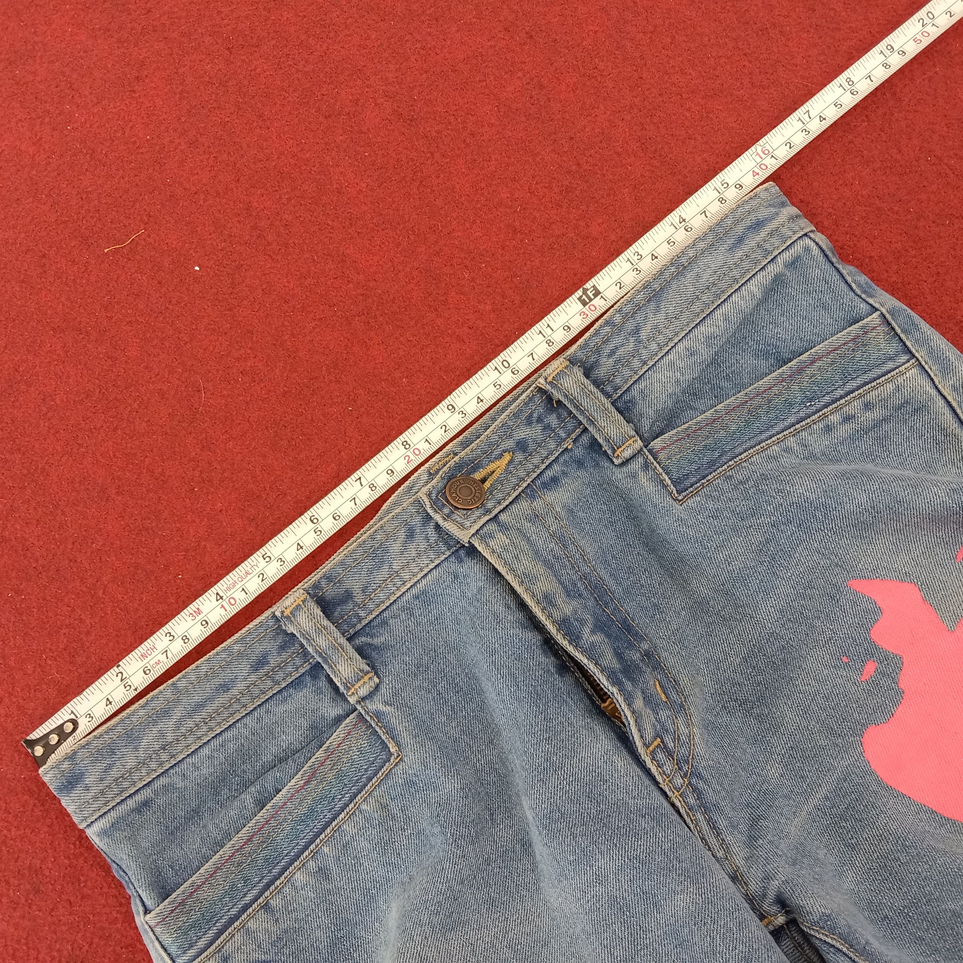 Hysteric Glamour Hysteric Glamour Japanese Brand Streetwear Custom Art Jeans Size 31" - 15 Thumbnail