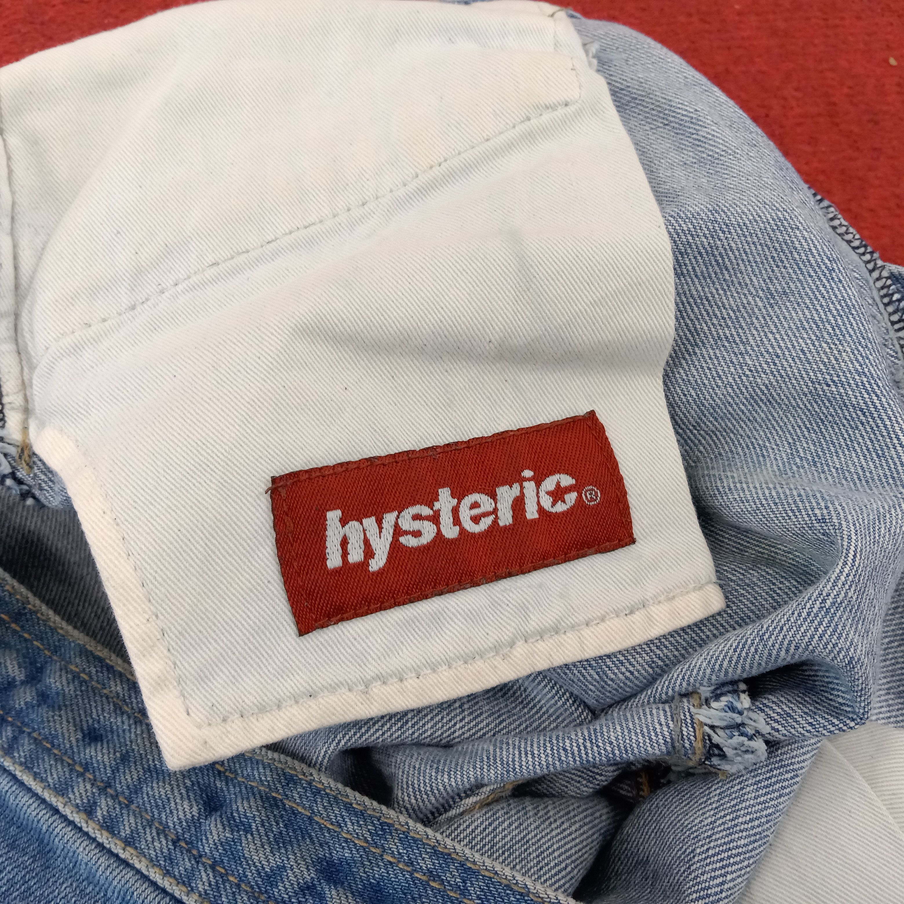 Hysteric Glamour Hysteric Glamour Japanese Brand Streetwear Custom Art Jeans Size 31" - 9 Thumbnail