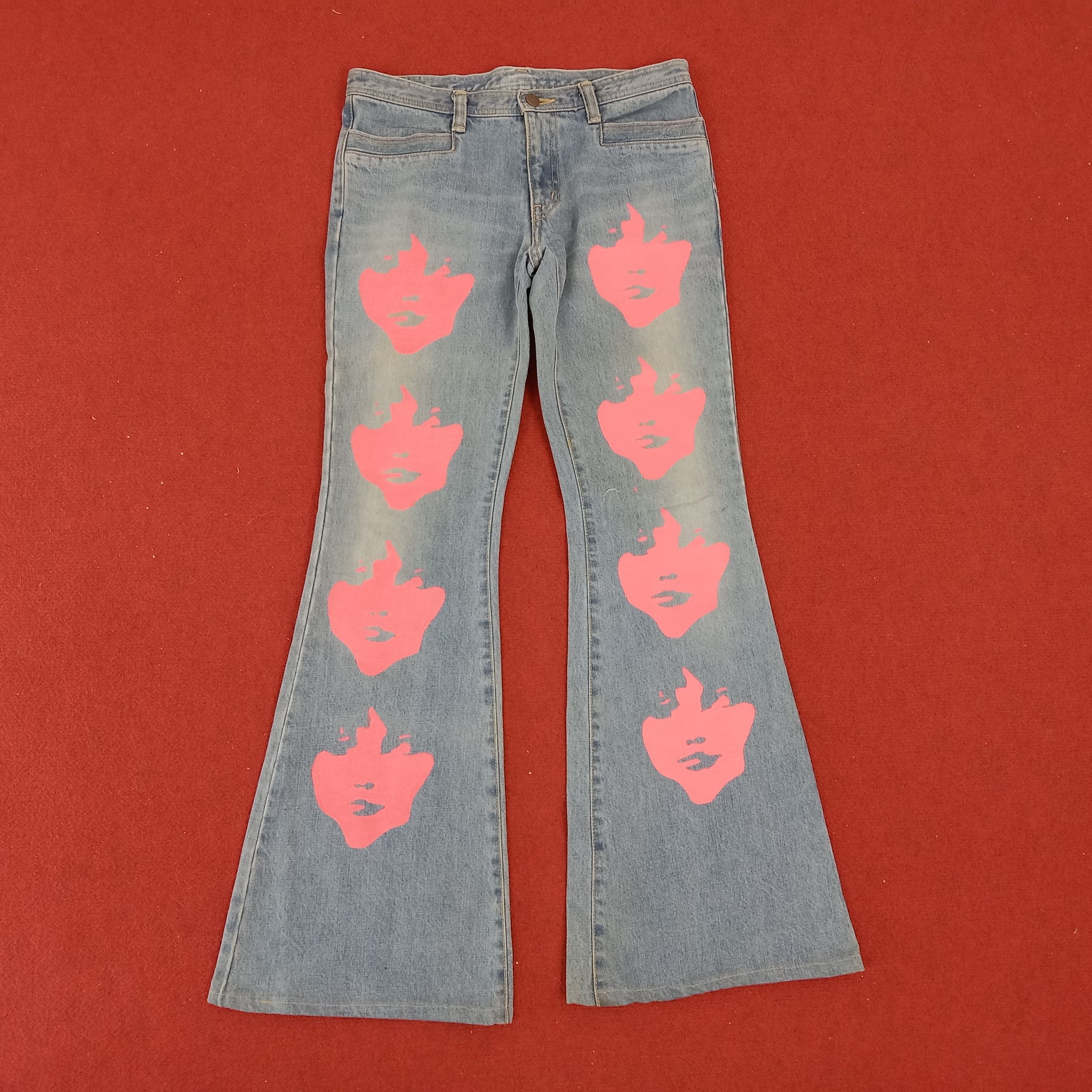 Hysteric Glamour Hysteric Glamour Japanese Brand Streetwear Custom Art Jeans Size 31" - 1 Thumbnail